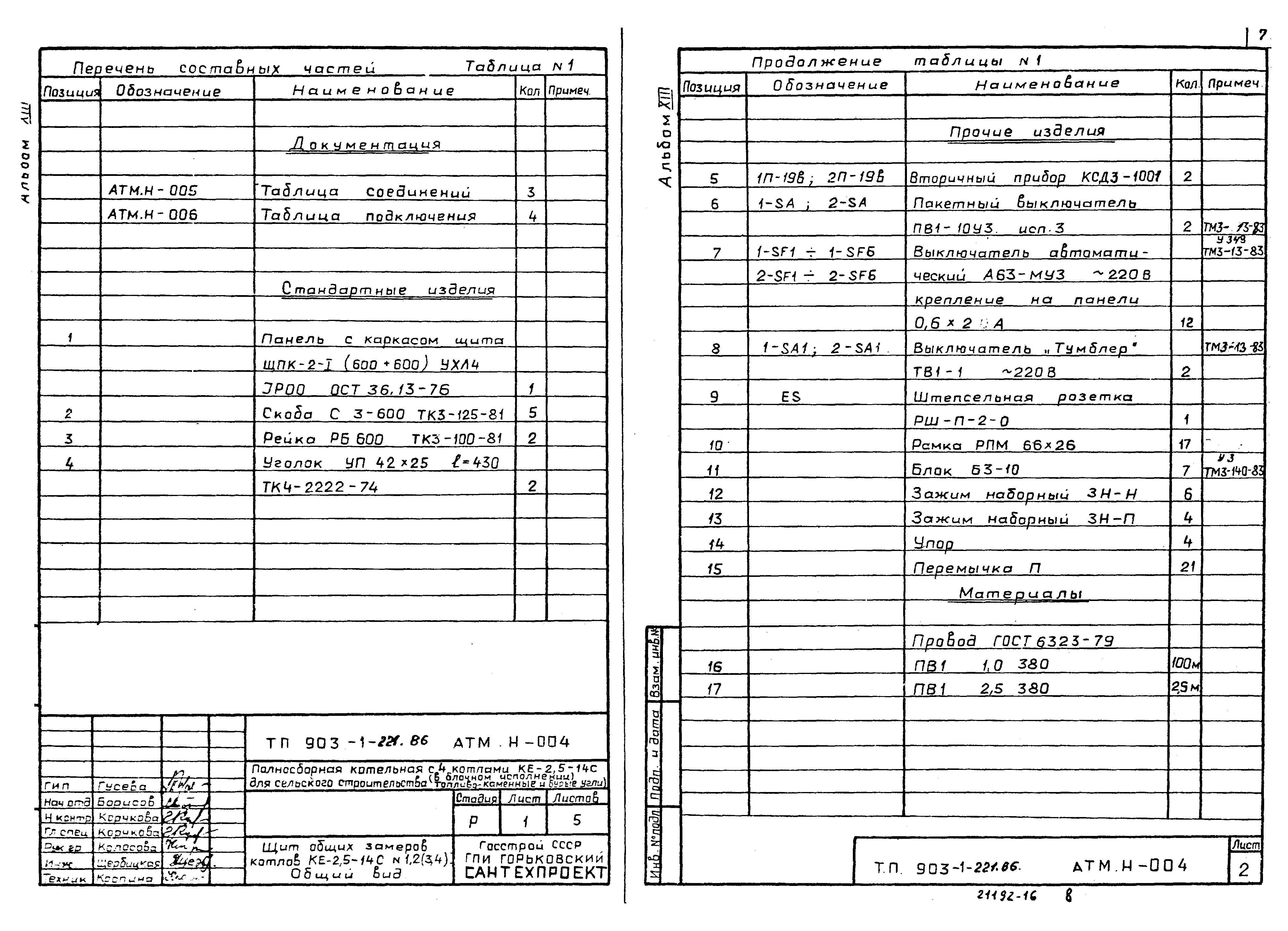 Типовой проект 903-1-223.86
