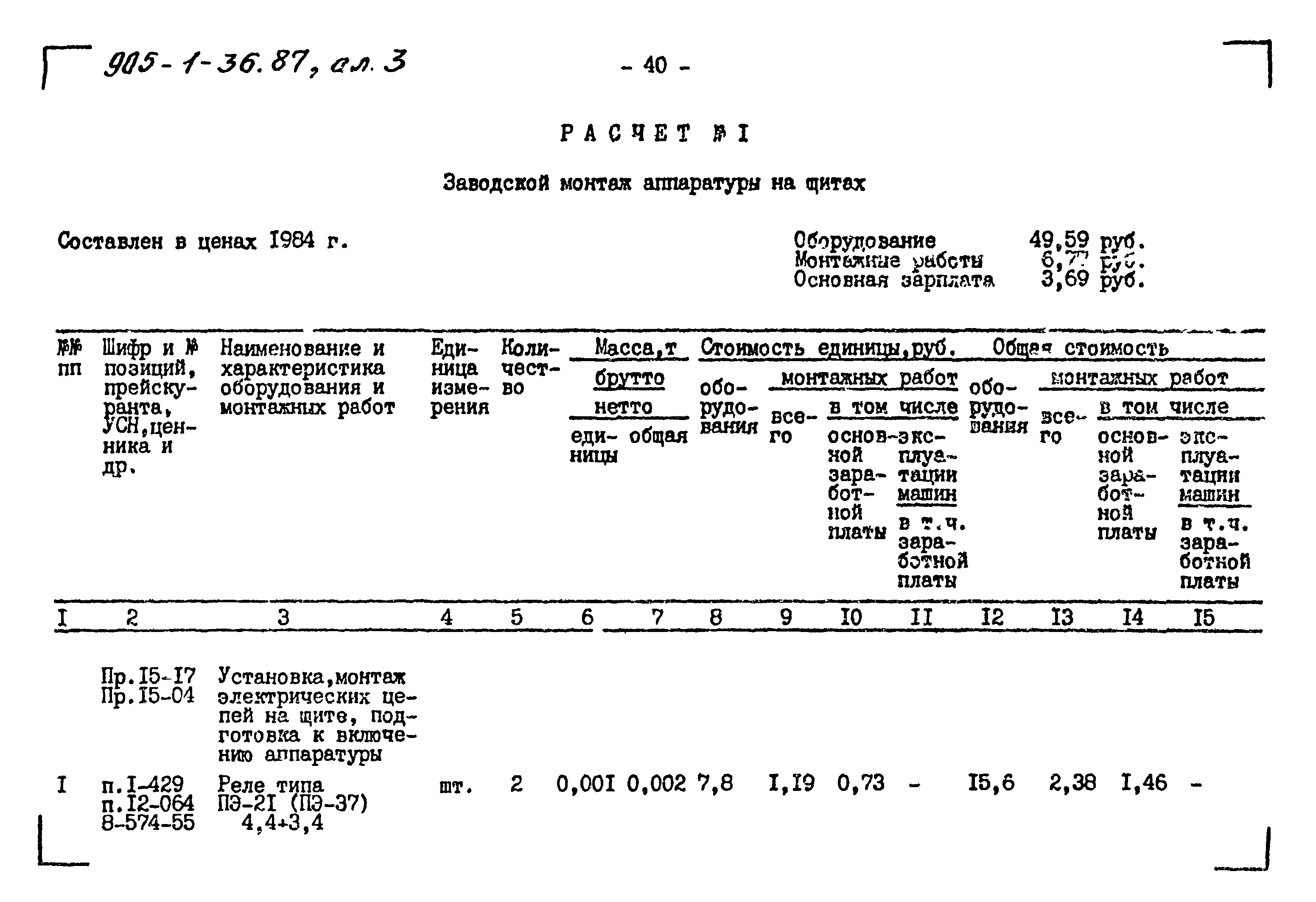 Типовой проект 905-1-36.87