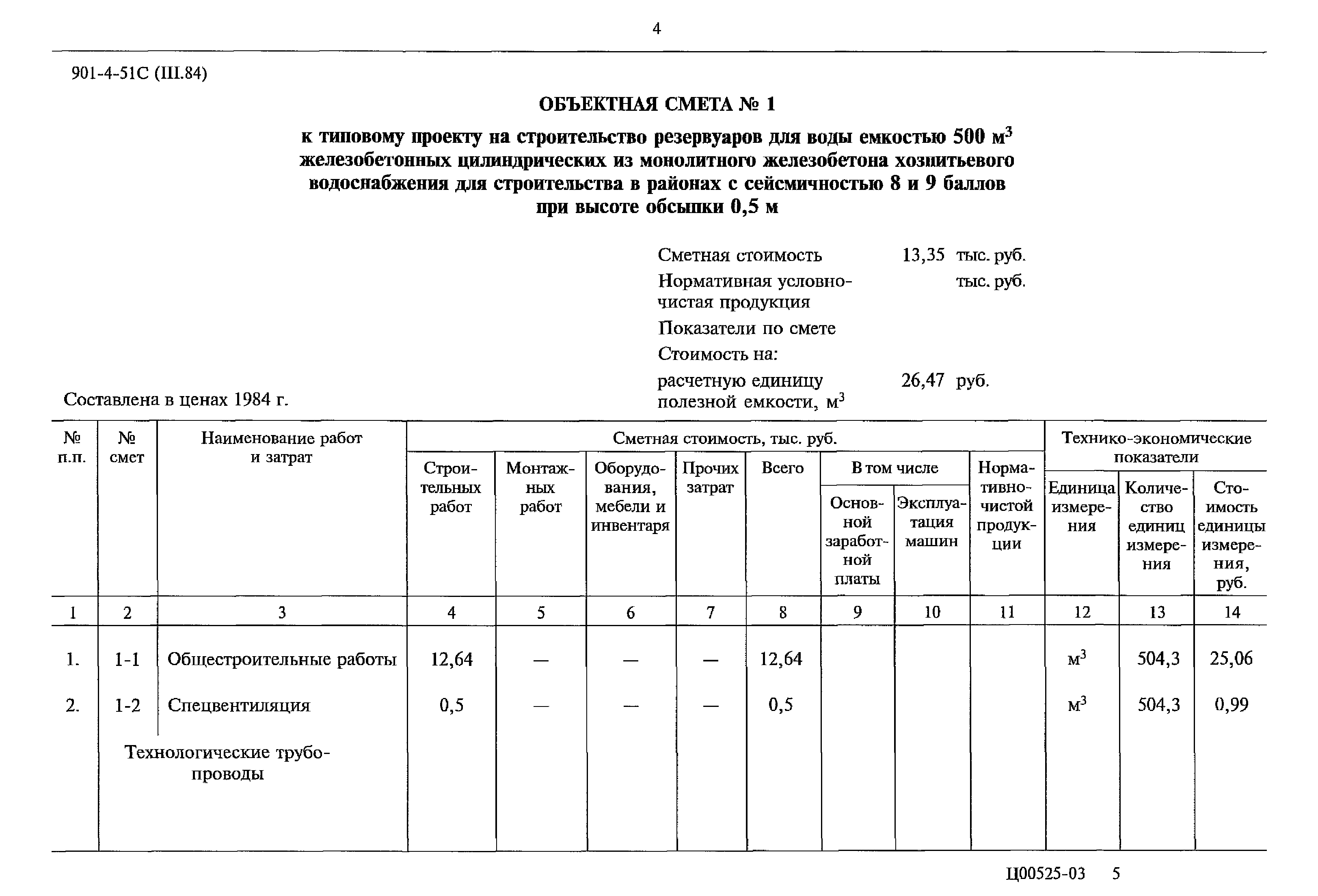 Типовой проект 901-4-51с