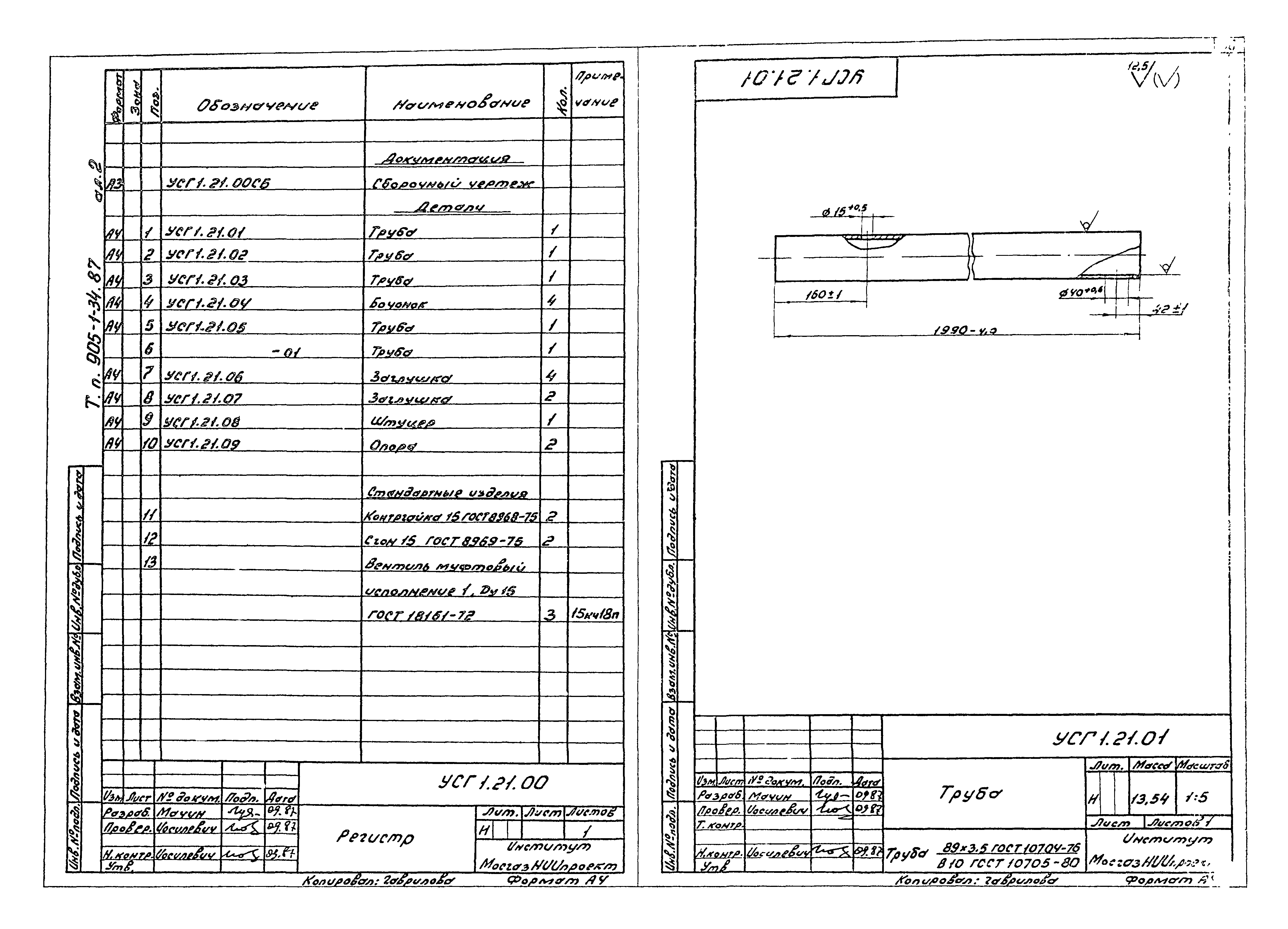 Типовой проект 905-1-36.87