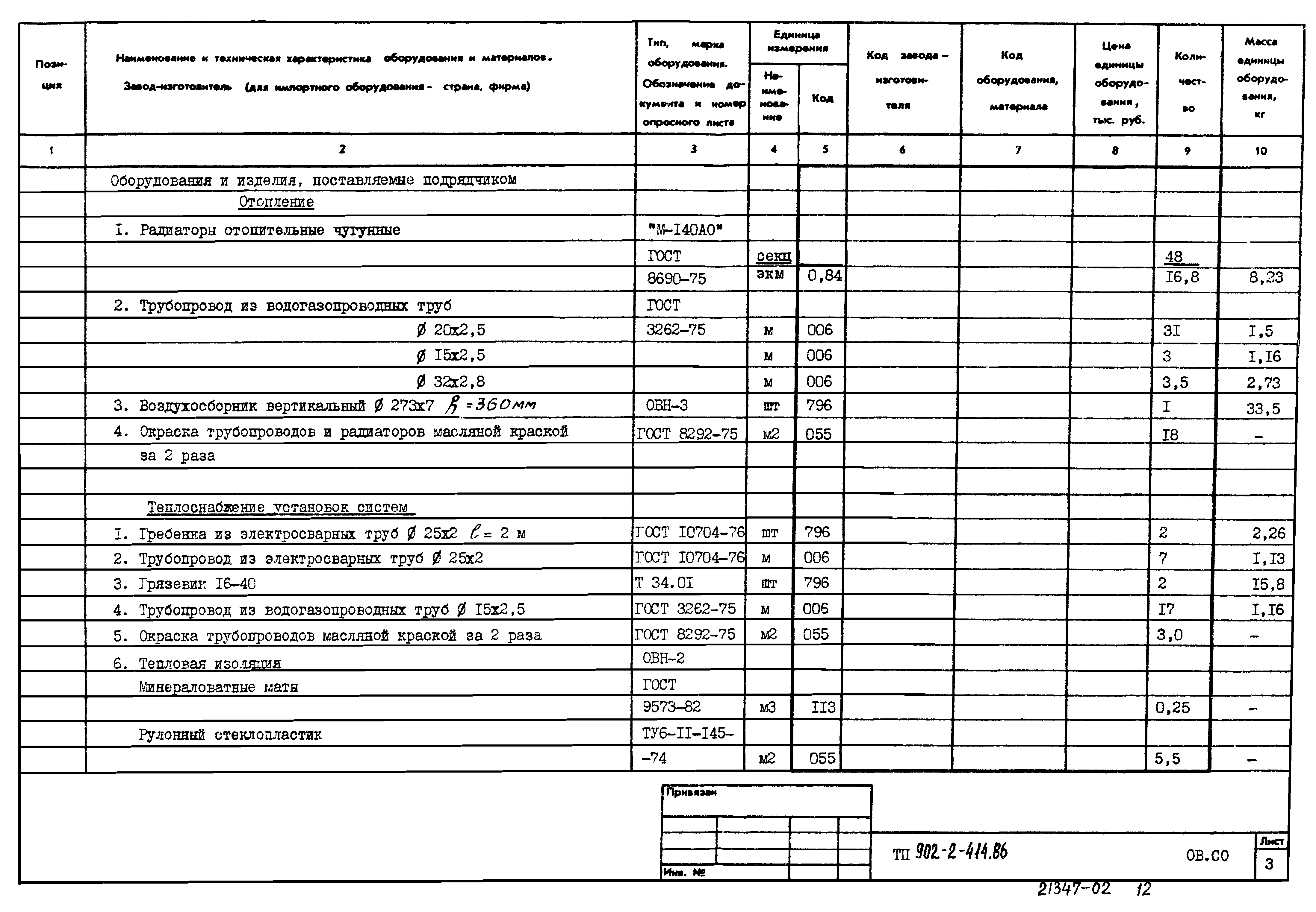 Типовой проект 902-2-414.86