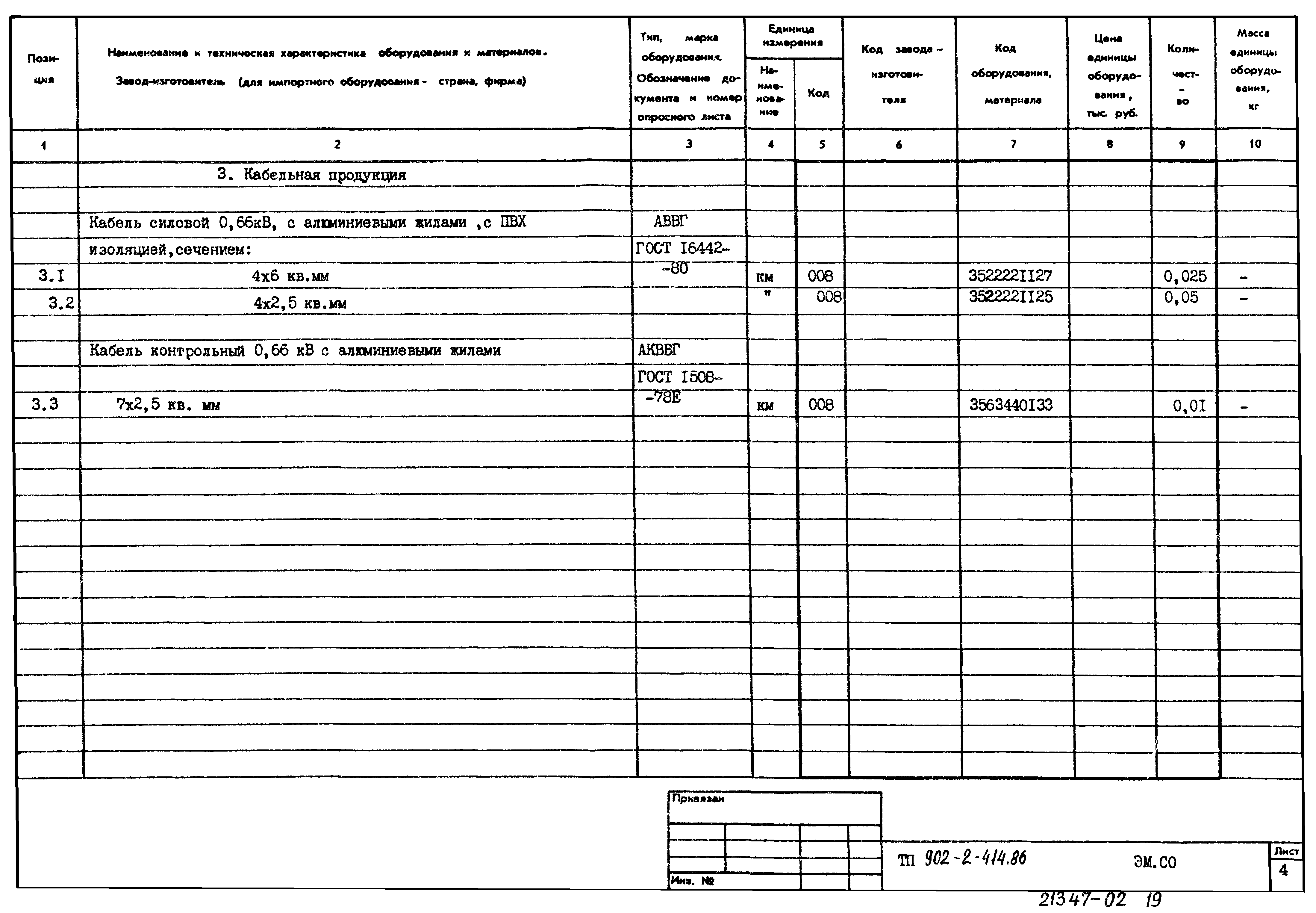 Типовой проект 902-2-414.86