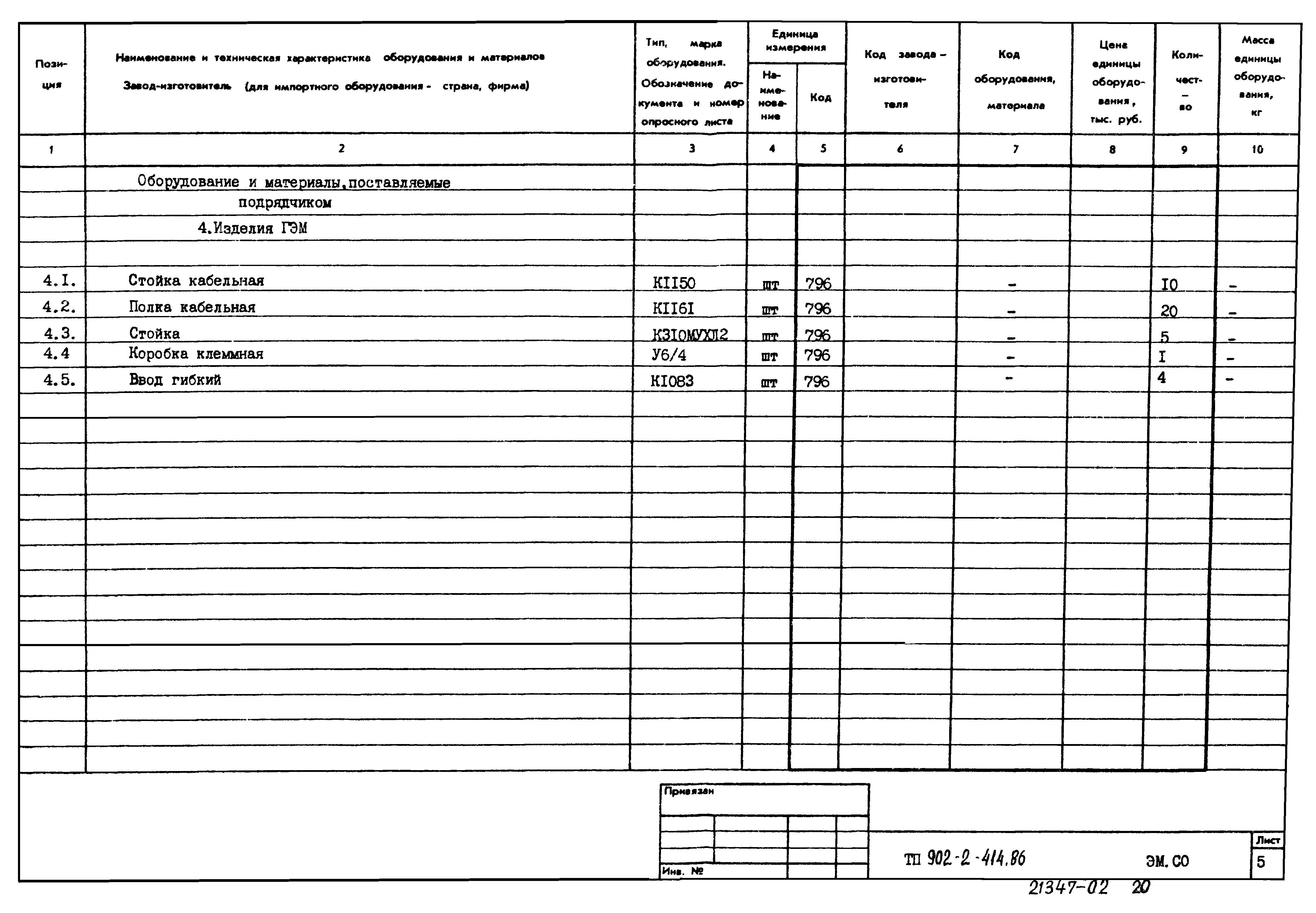 Типовой проект 902-2-414.86
