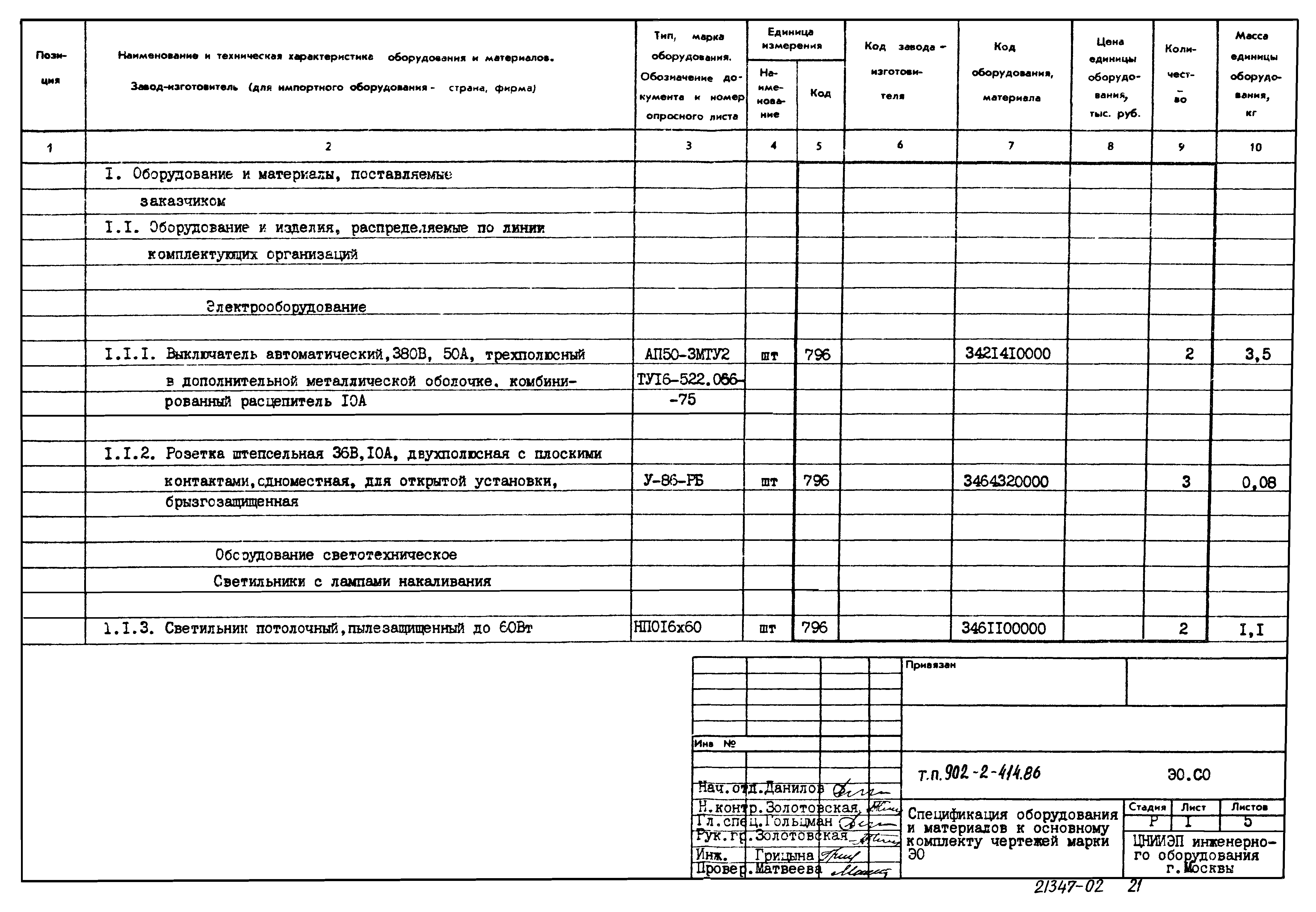 Типовой проект 902-2-414.86