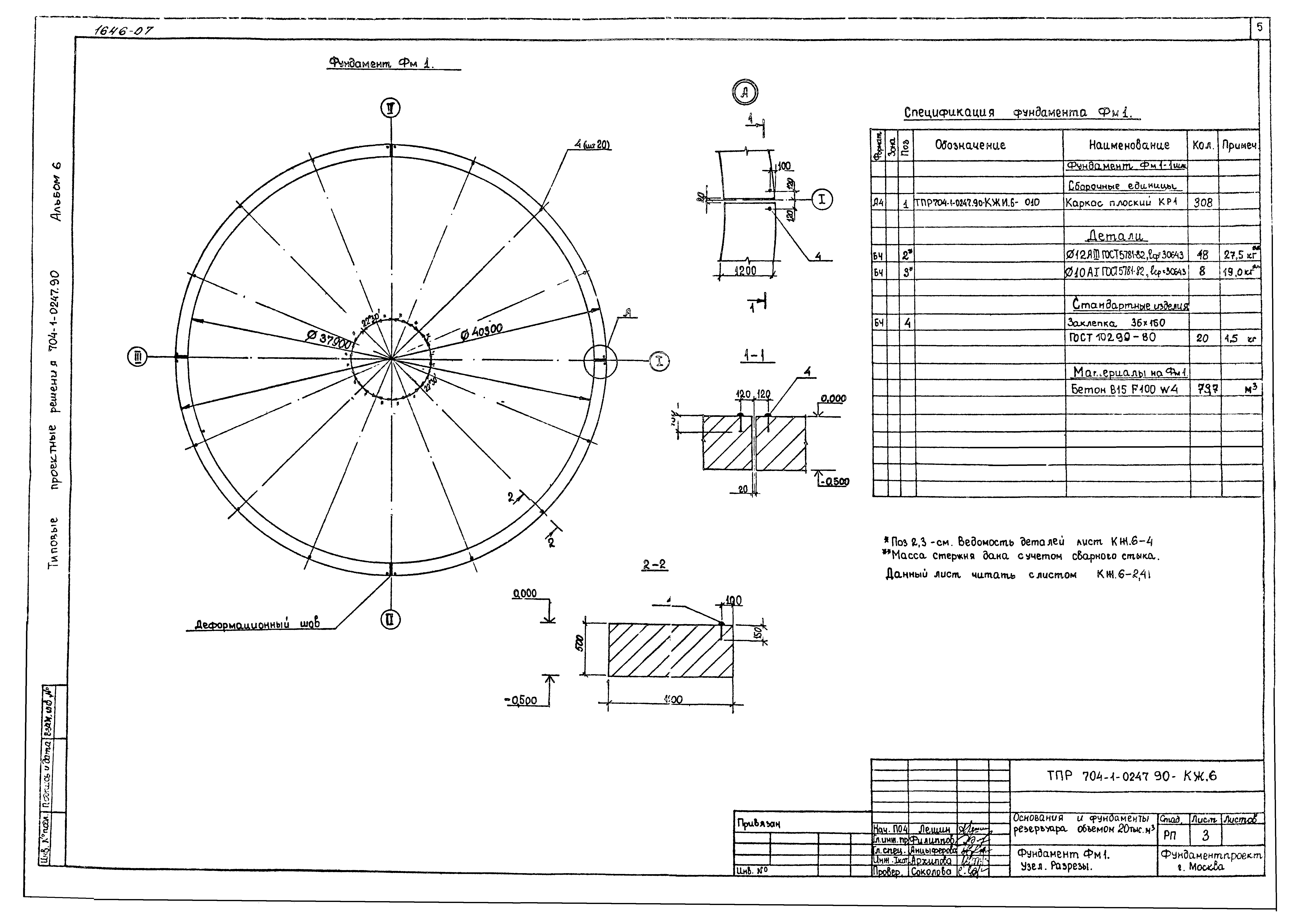 Типовые проектные решения 704-1-0247.90