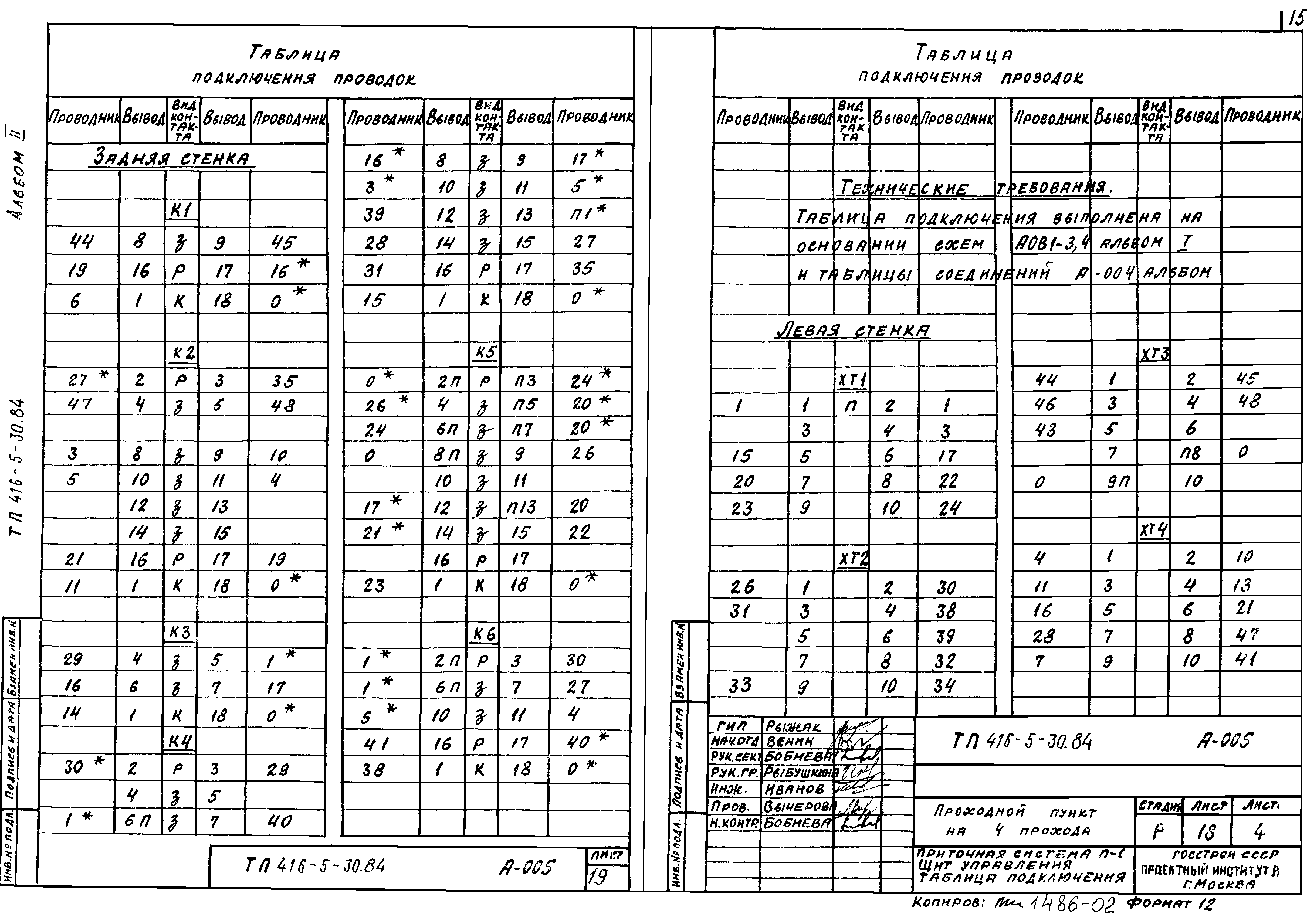 Типовой проект 416-5-30.84