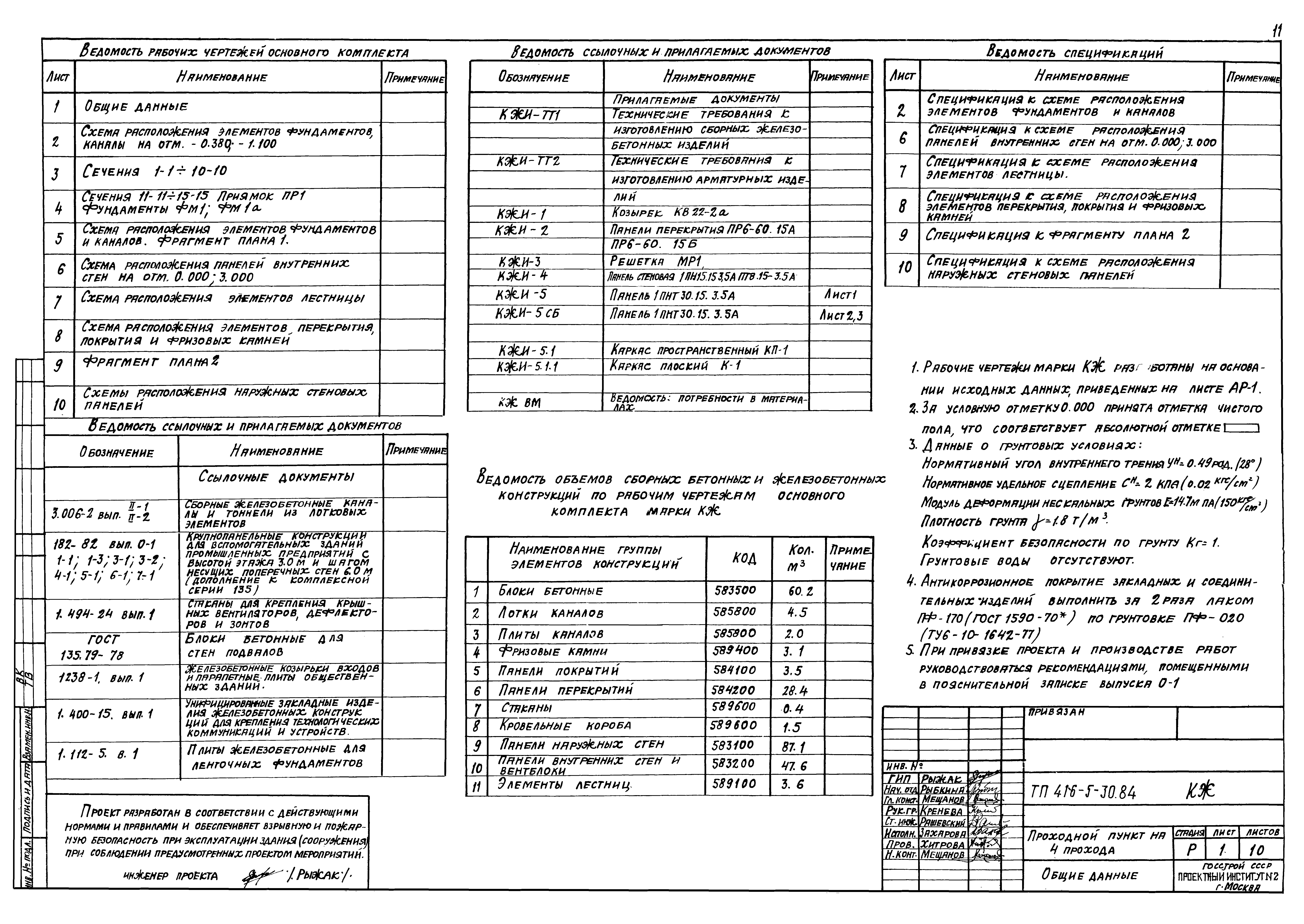 Типовой проект 416-5-30.84