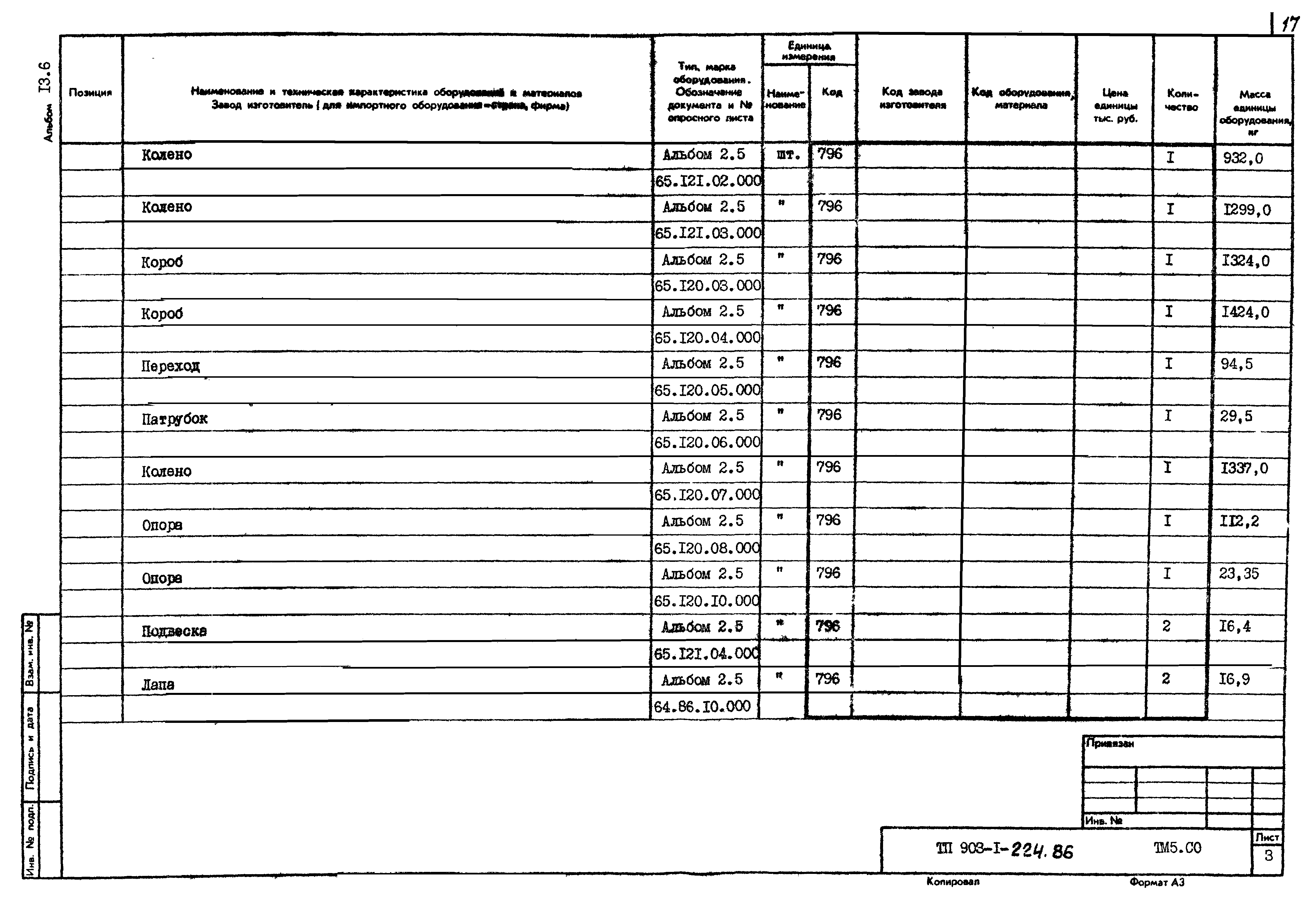 Типовой проект 903-1-224.86