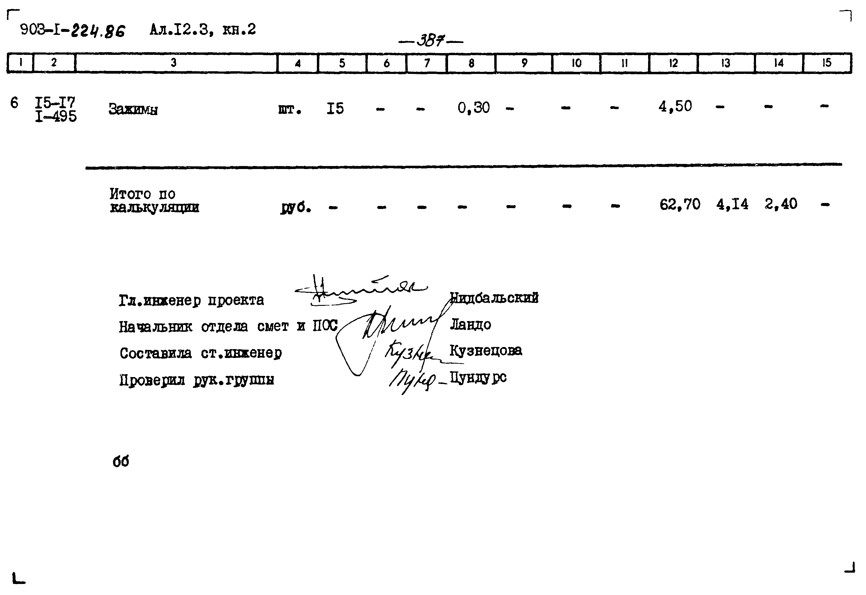 Типовой проект 903-1-224.86