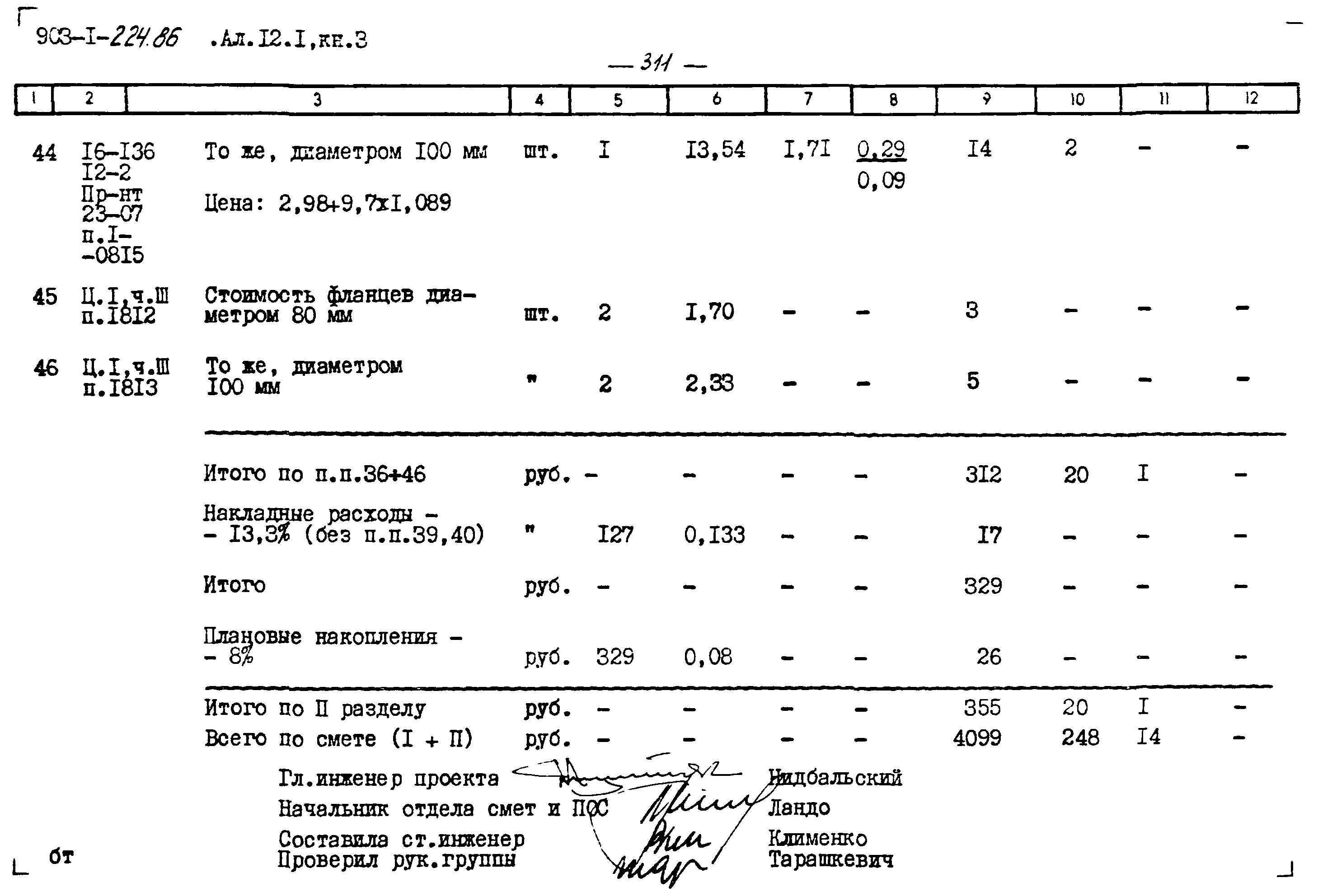 Типовой проект 903-1-224.86