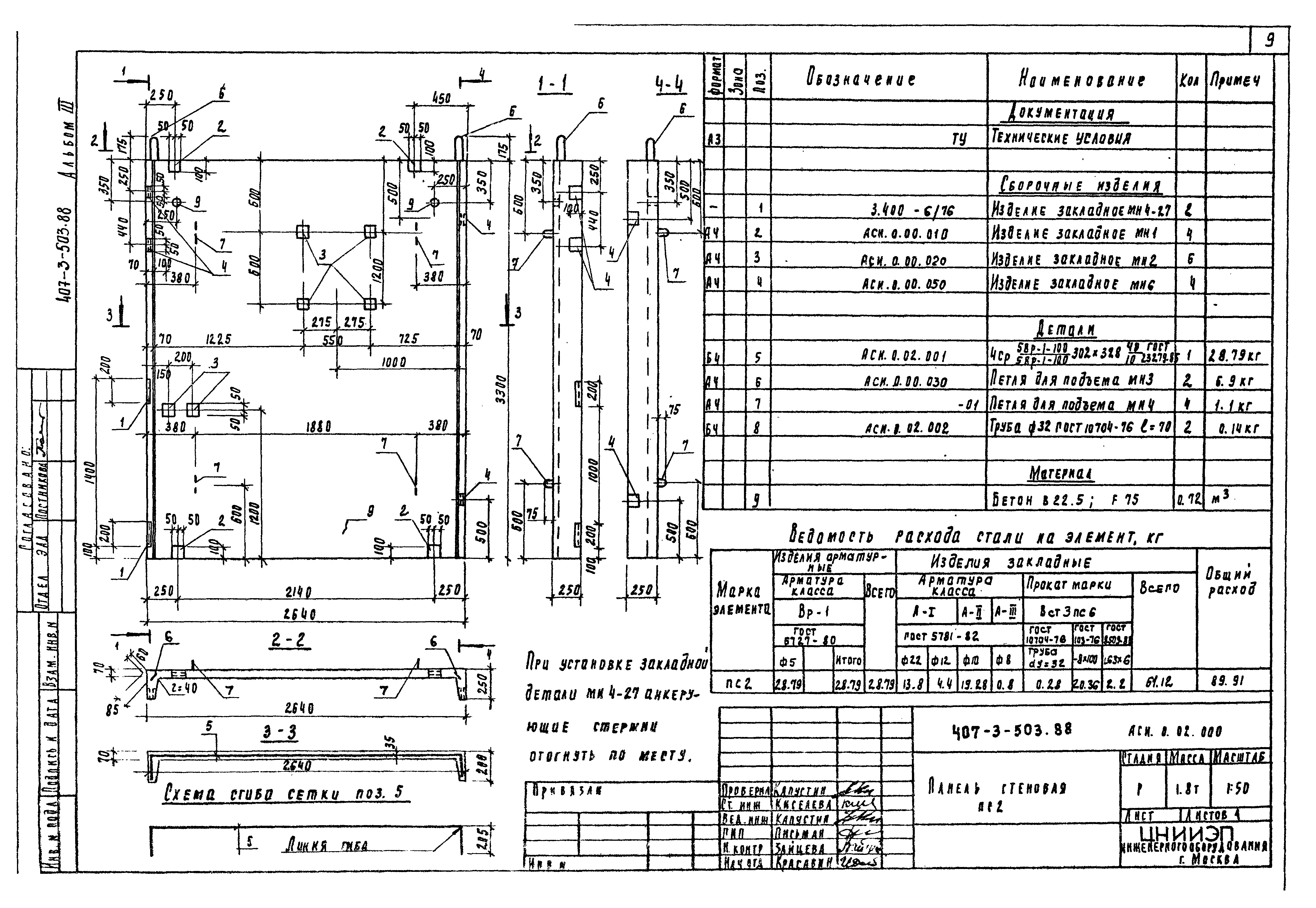 Типовой проект 407-3-503.88