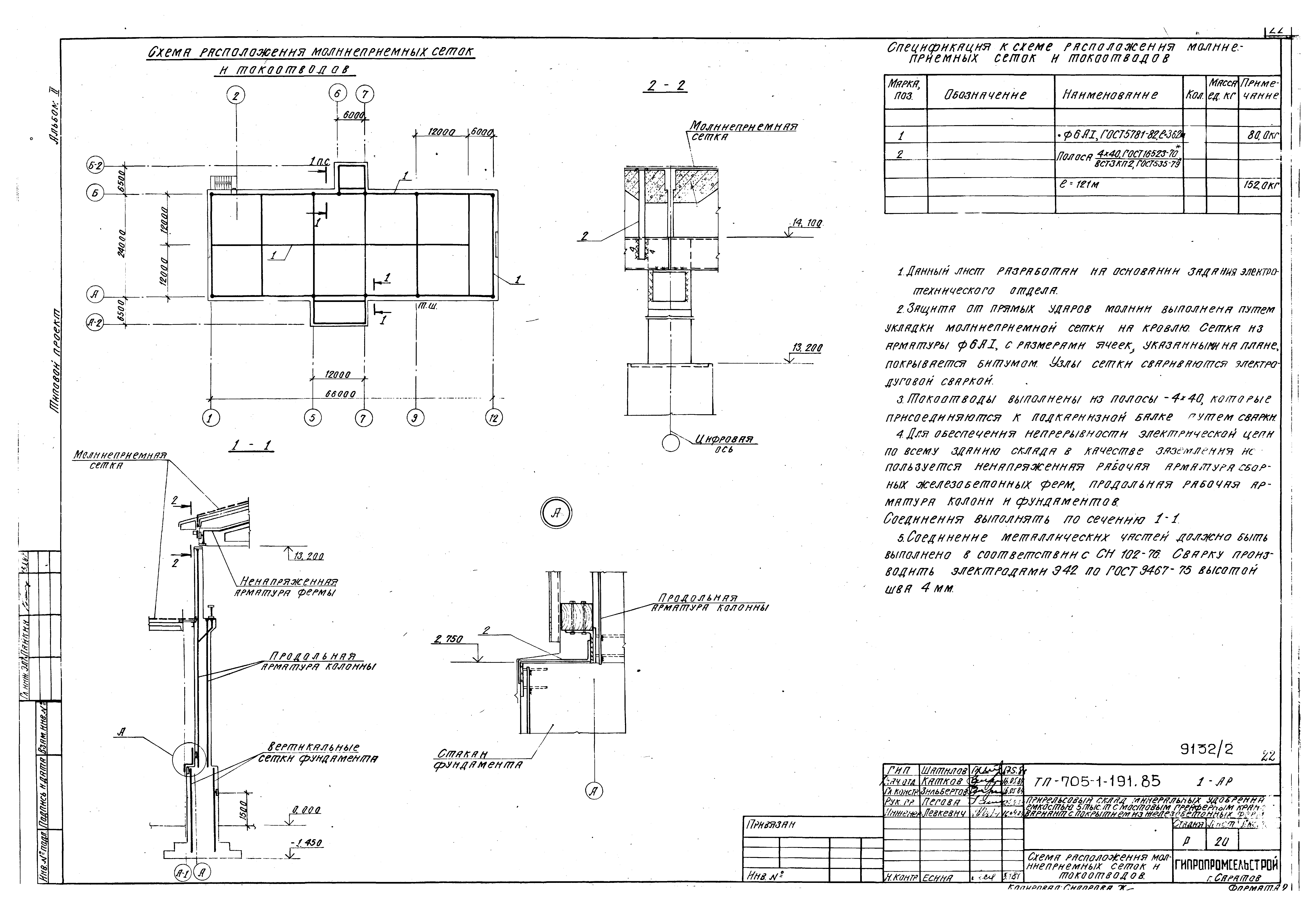 Типовой проект 705-1-191.85