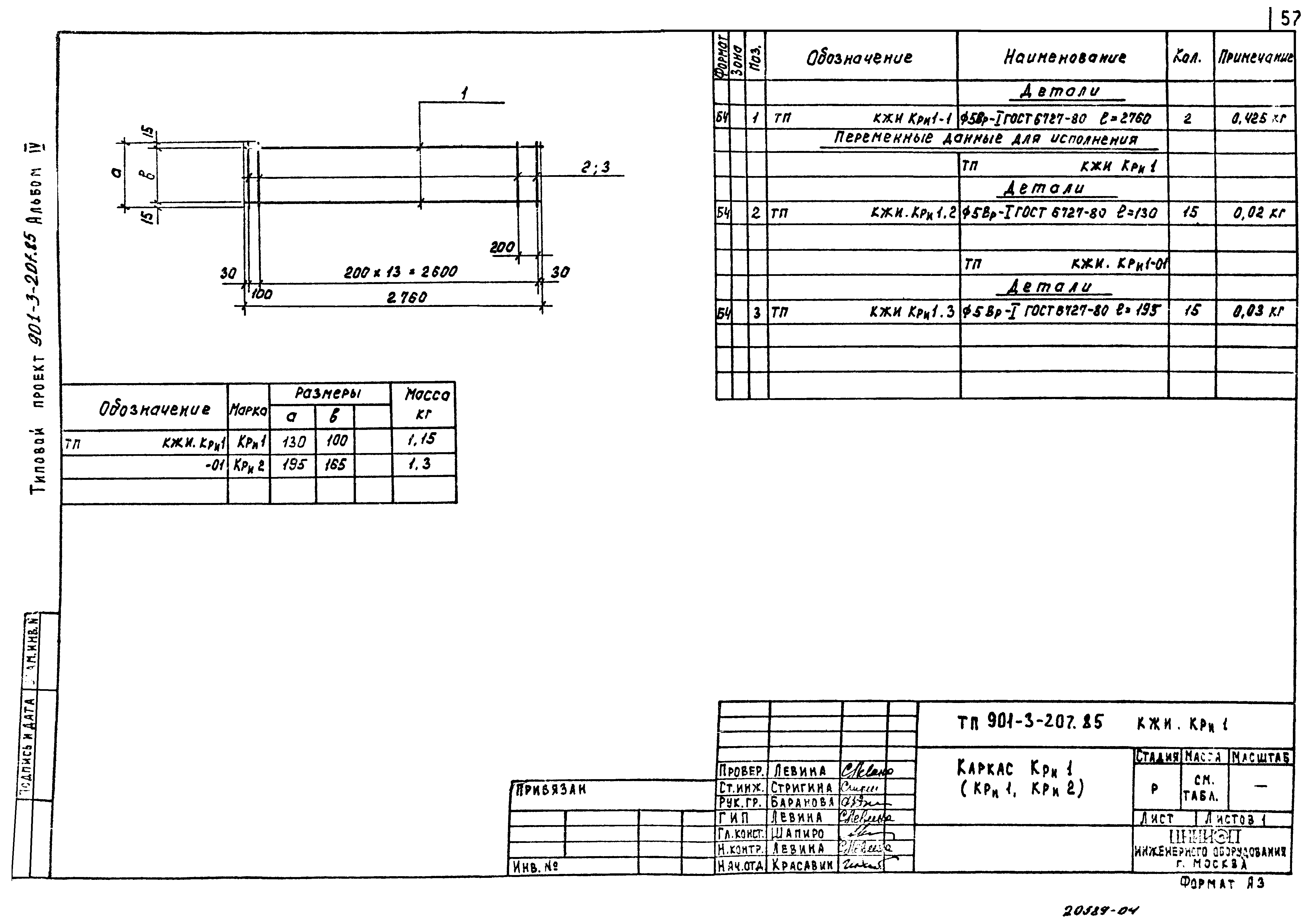 Типовой проект 901-3-207.85