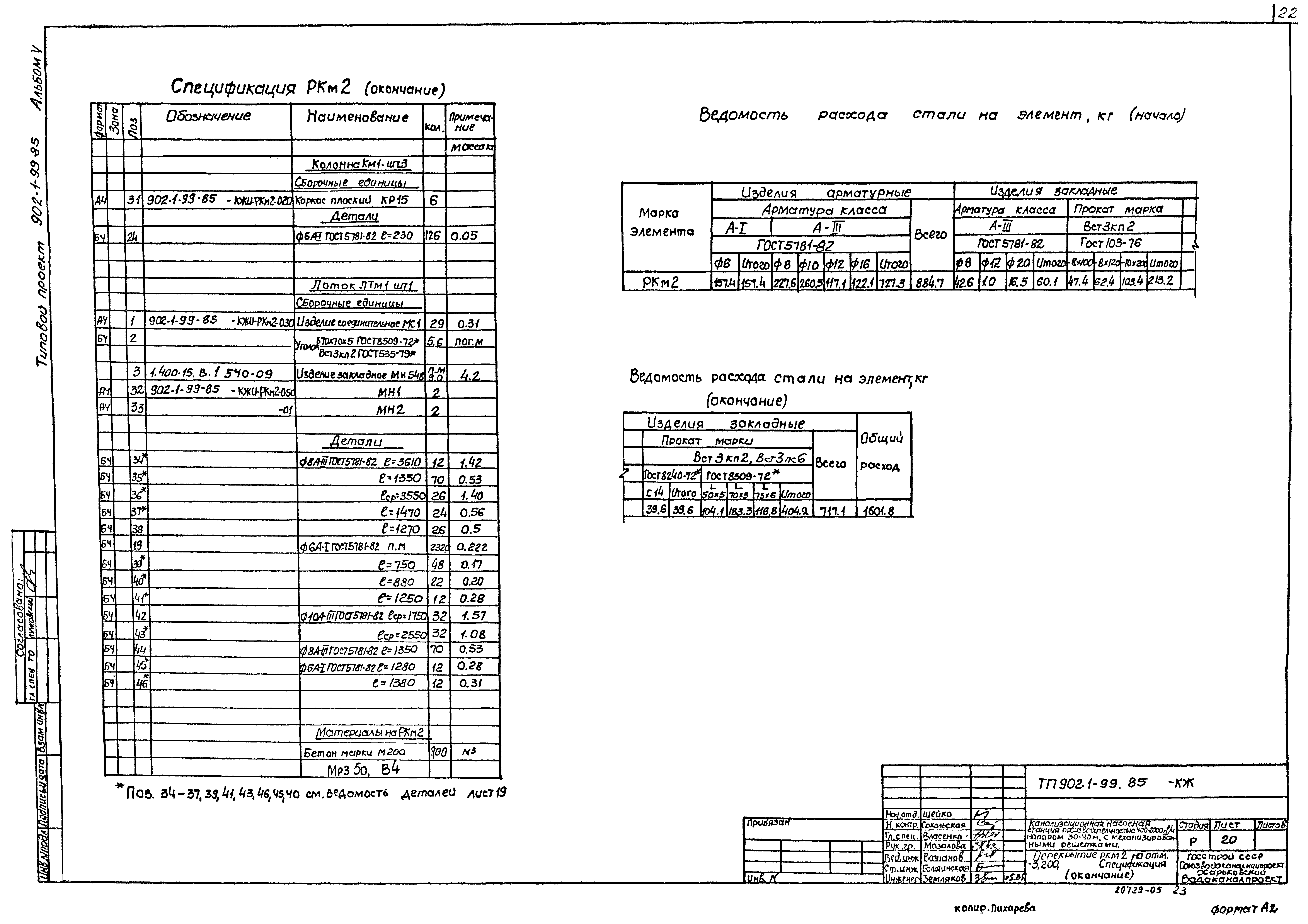 Типовой проект 902-1-99.85