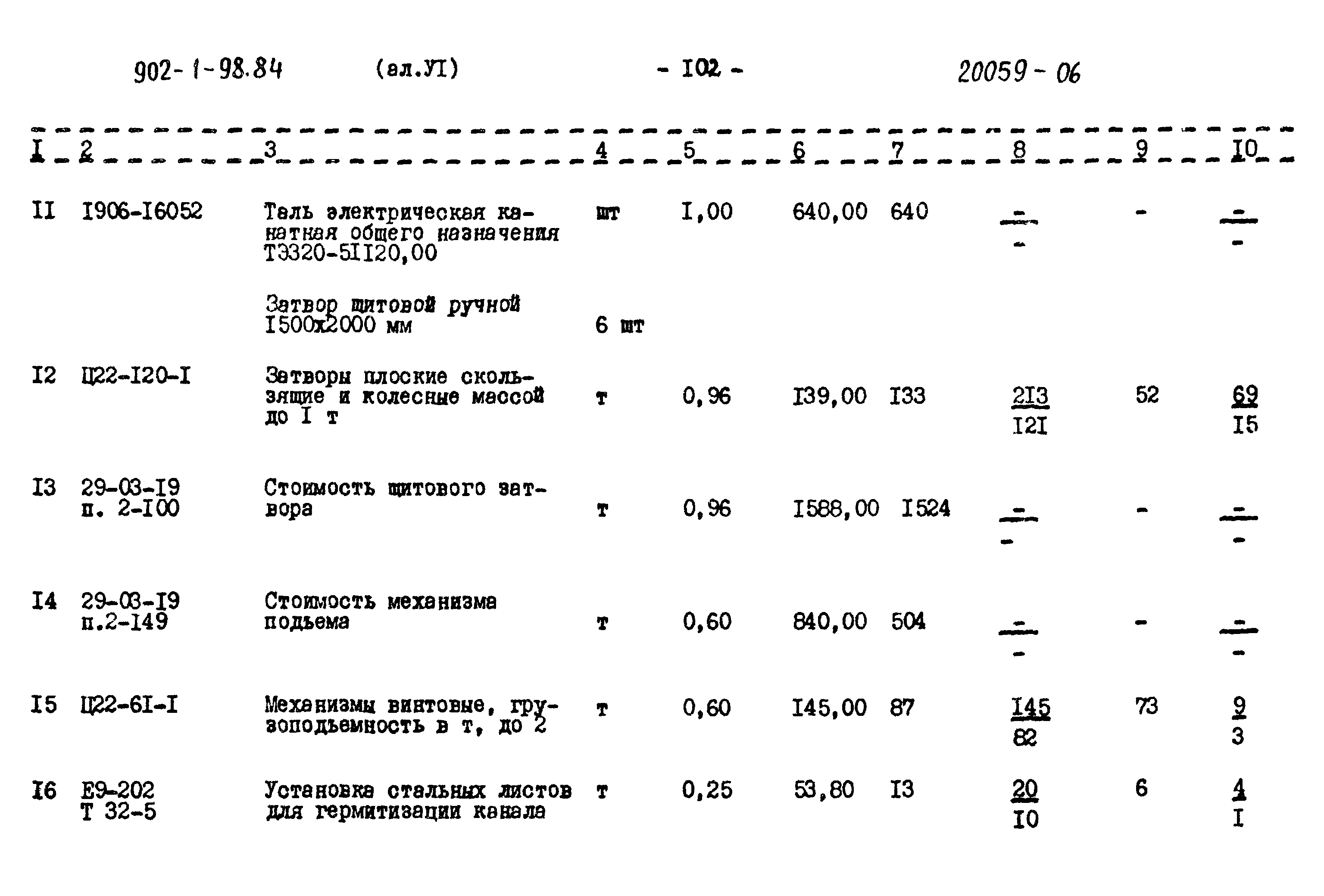 Типовой проект 902-1-98.84