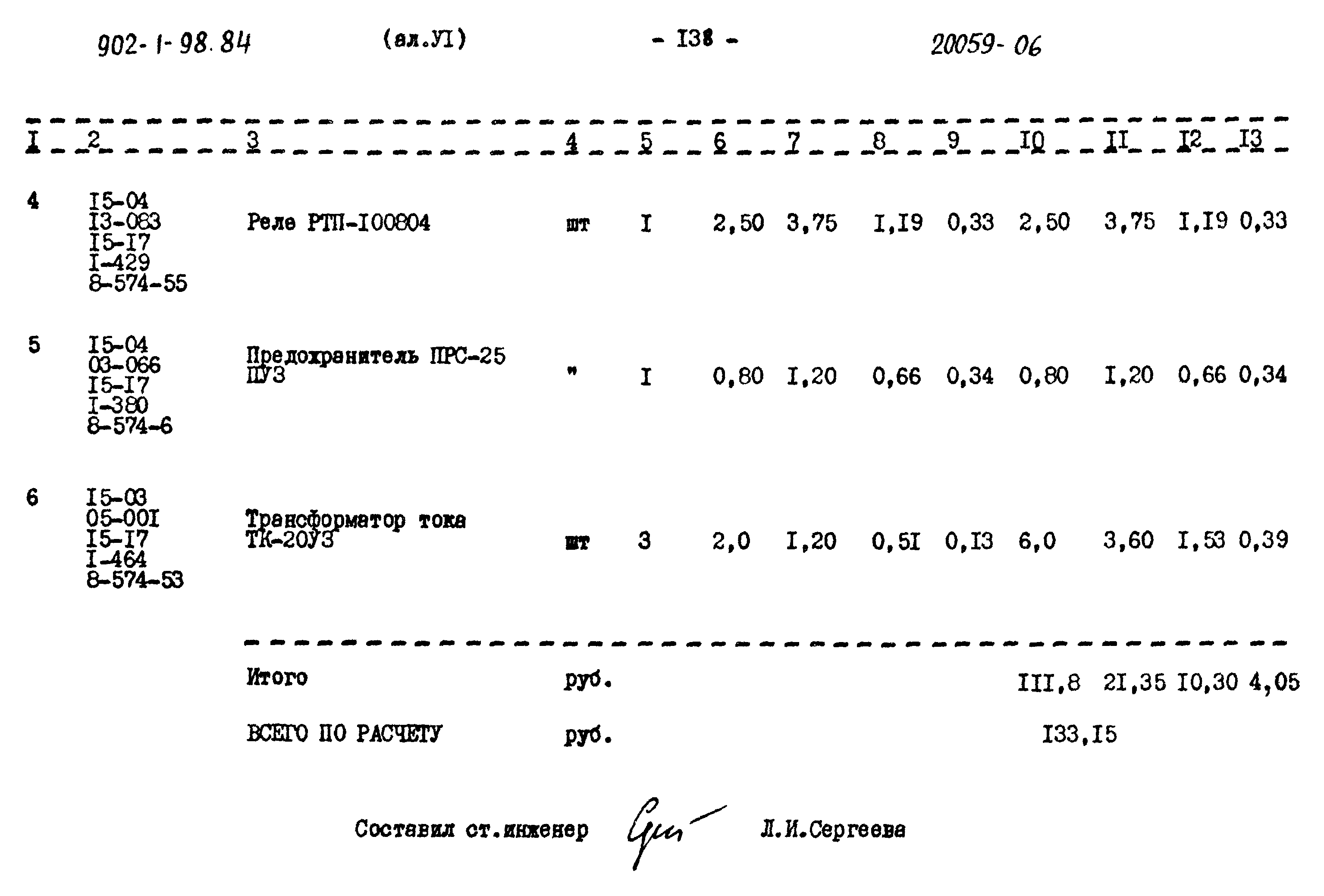 Типовой проект 902-1-98.84