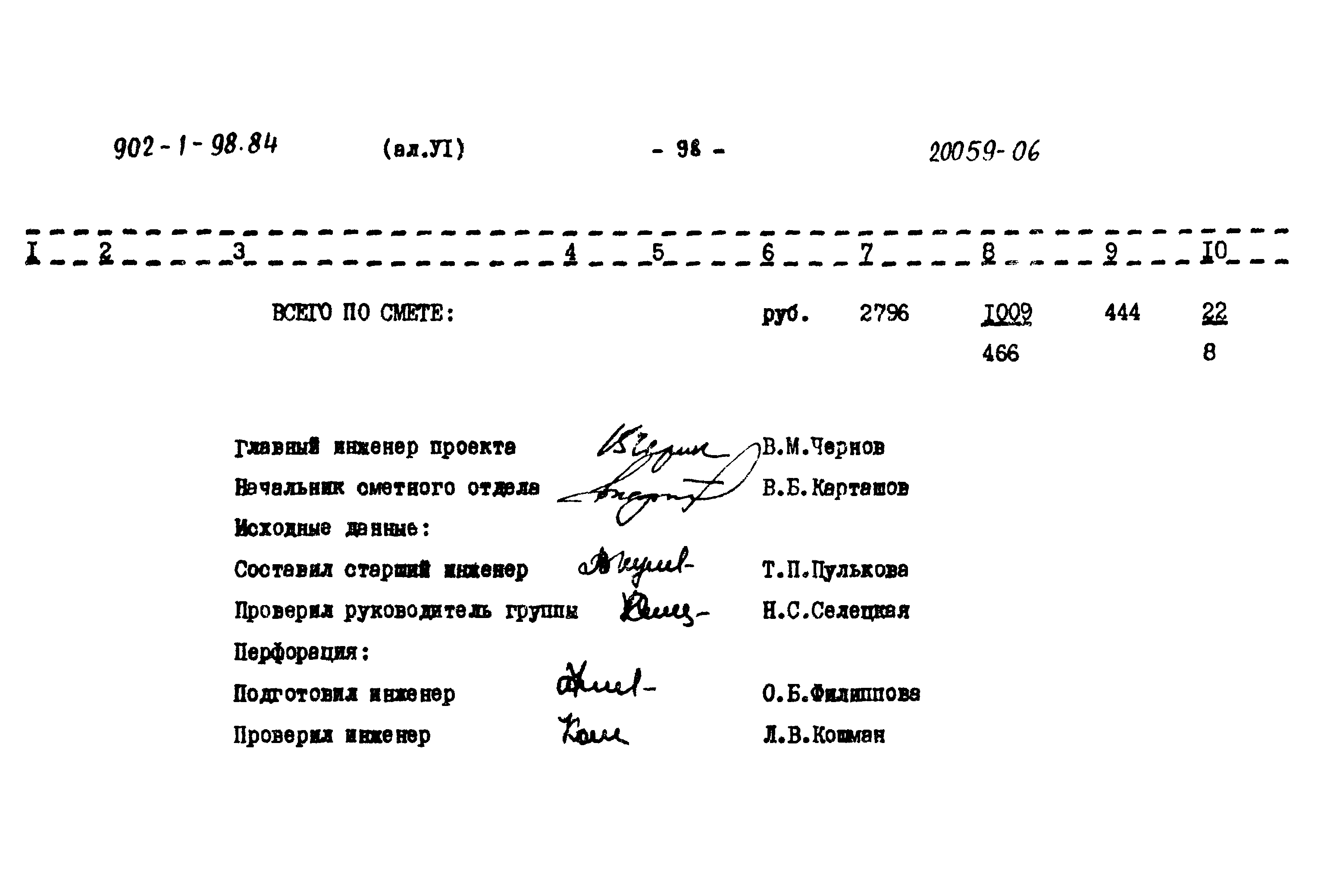 Типовой проект 902-1-98.84