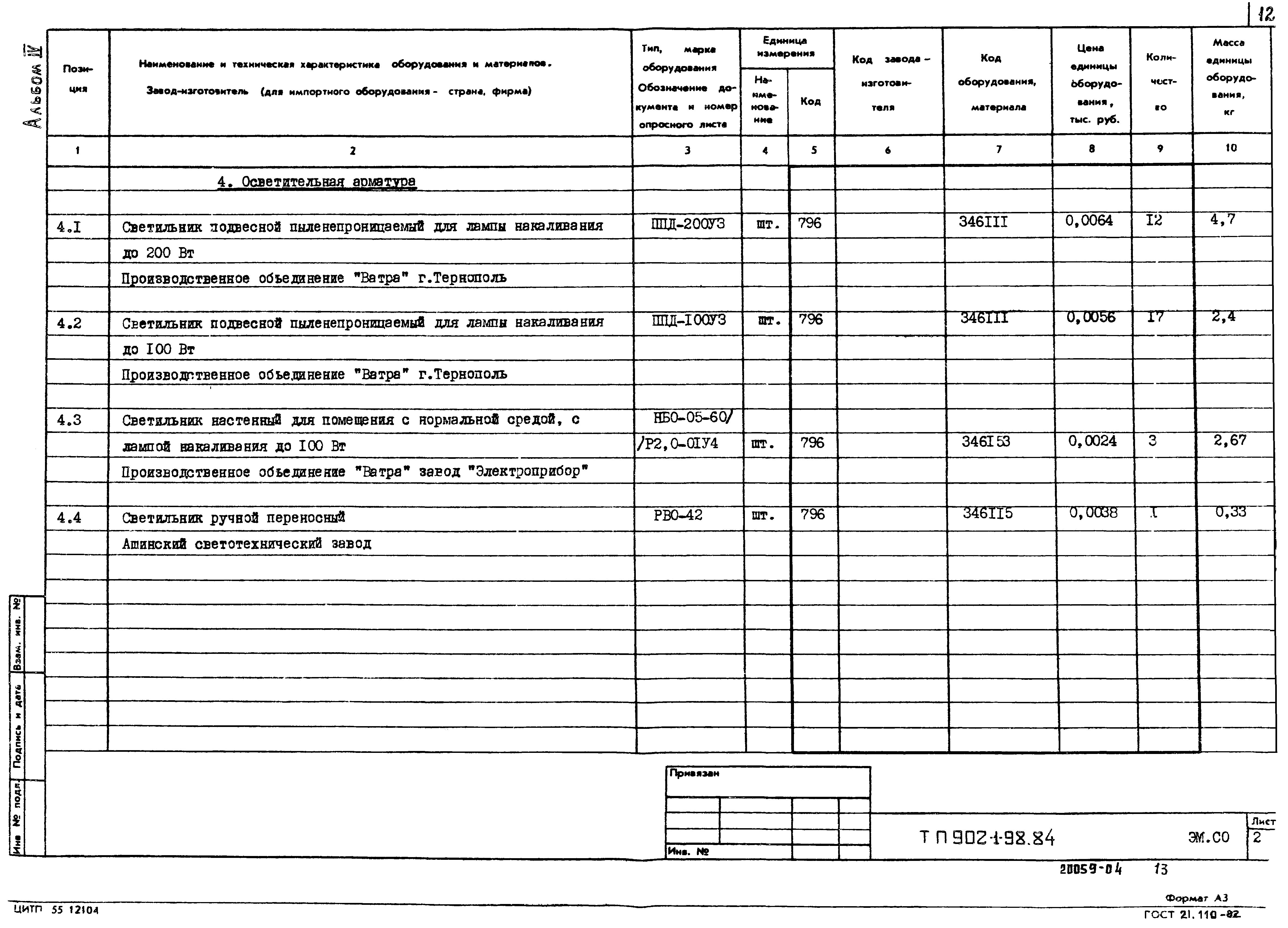 Типовой проект 902-1-98.84