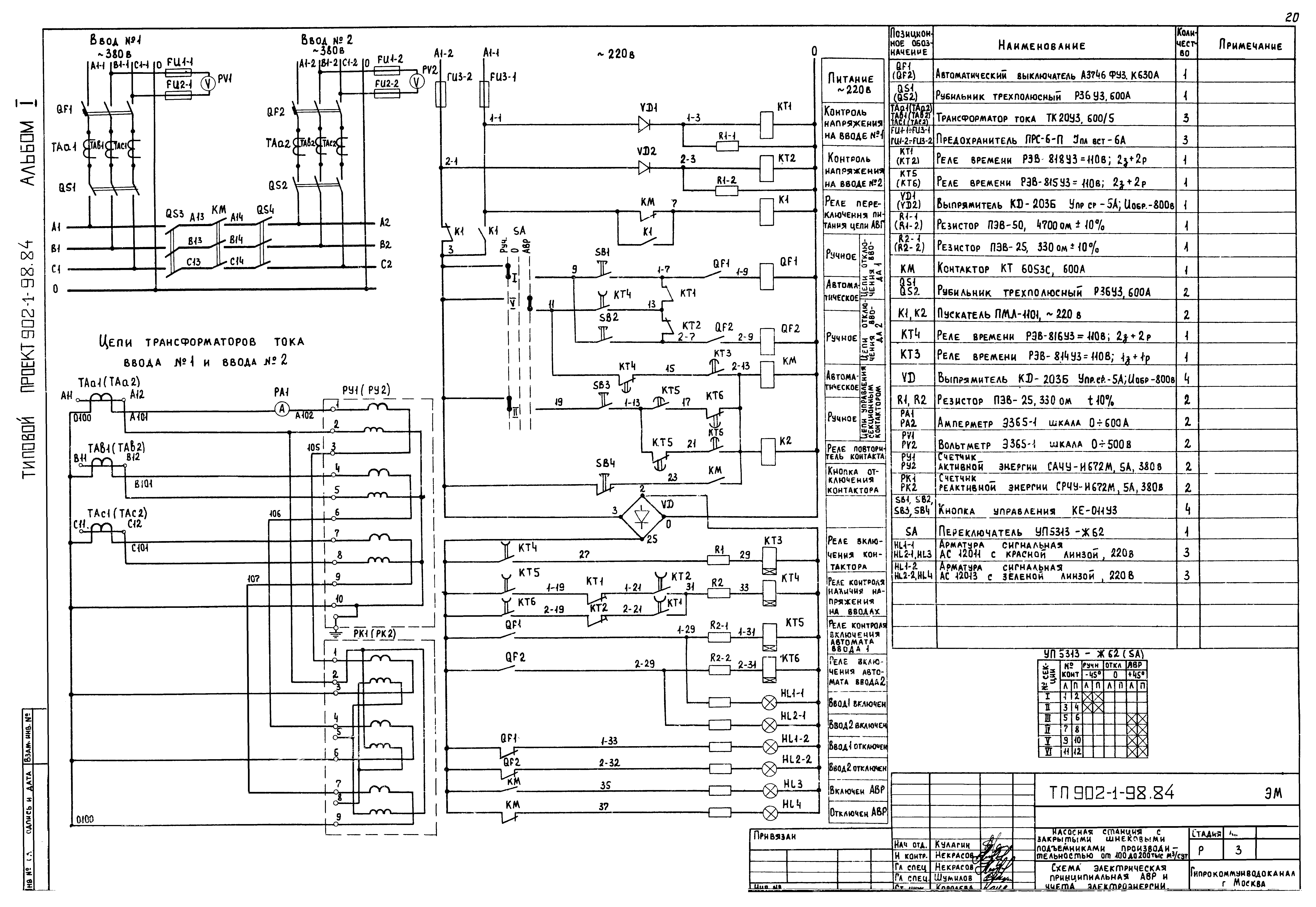 Типовой проект 902-1-98.84