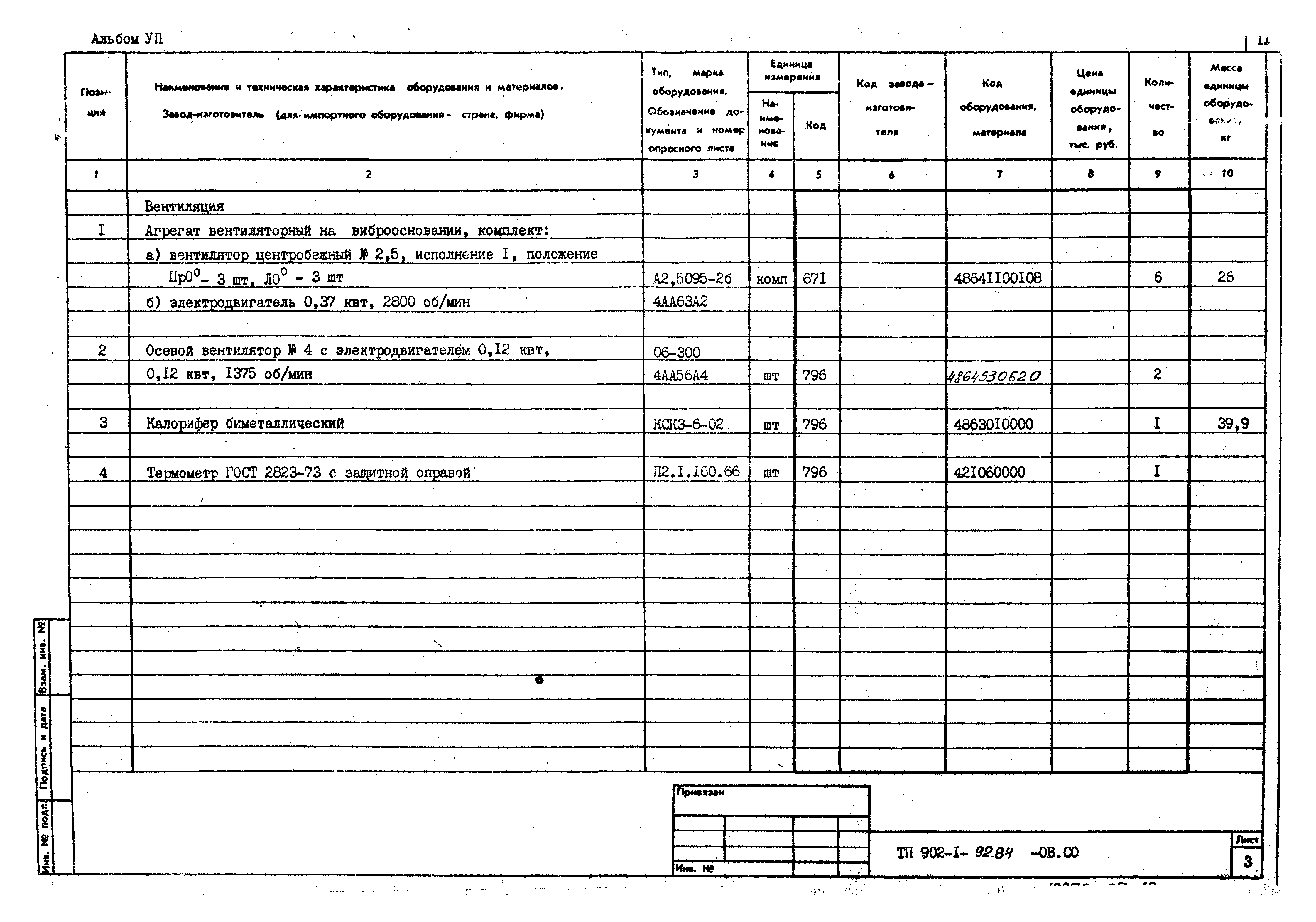 Типовой проект 902-1-96.84