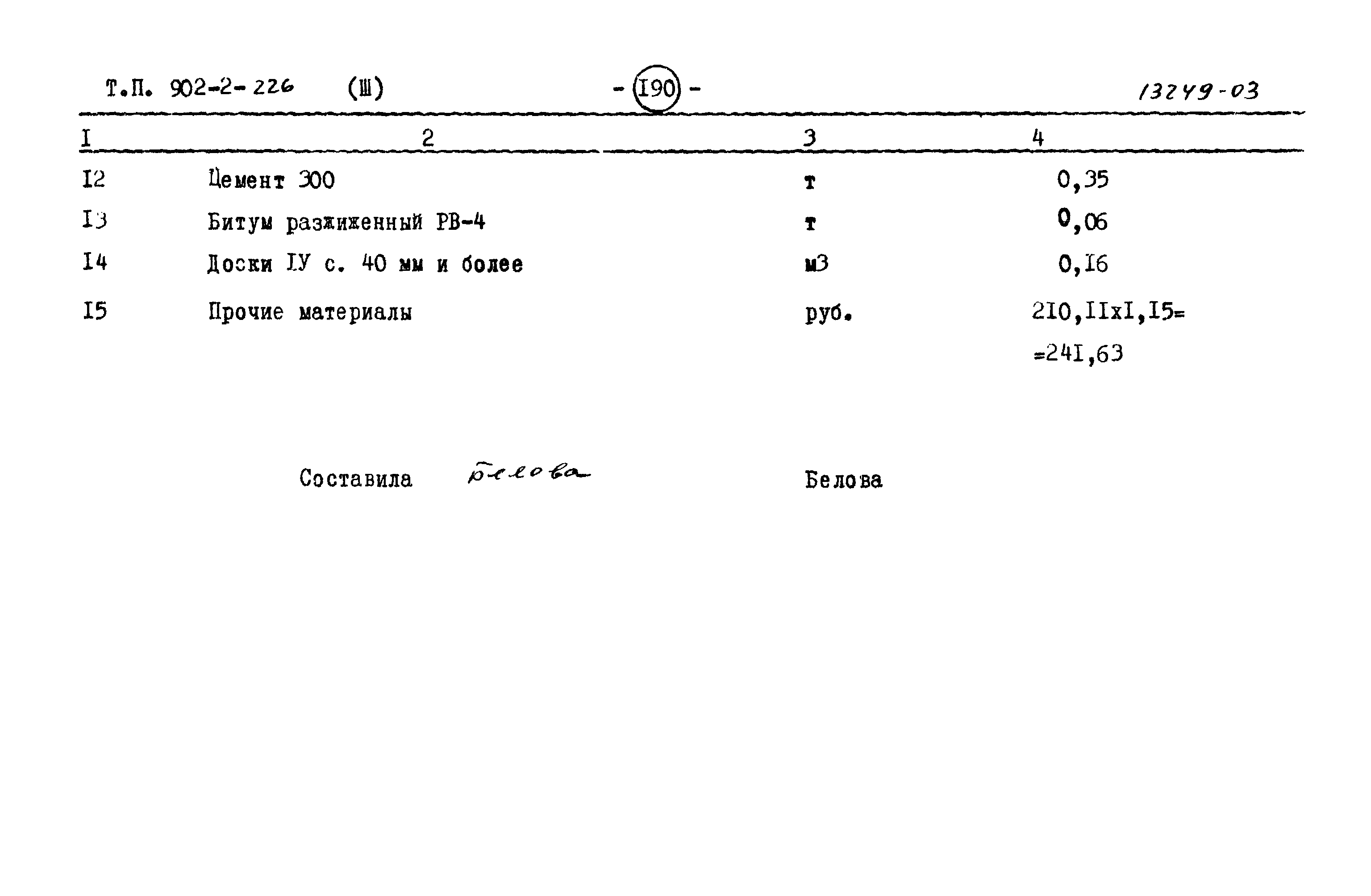 Типовой проект 902-2-226
