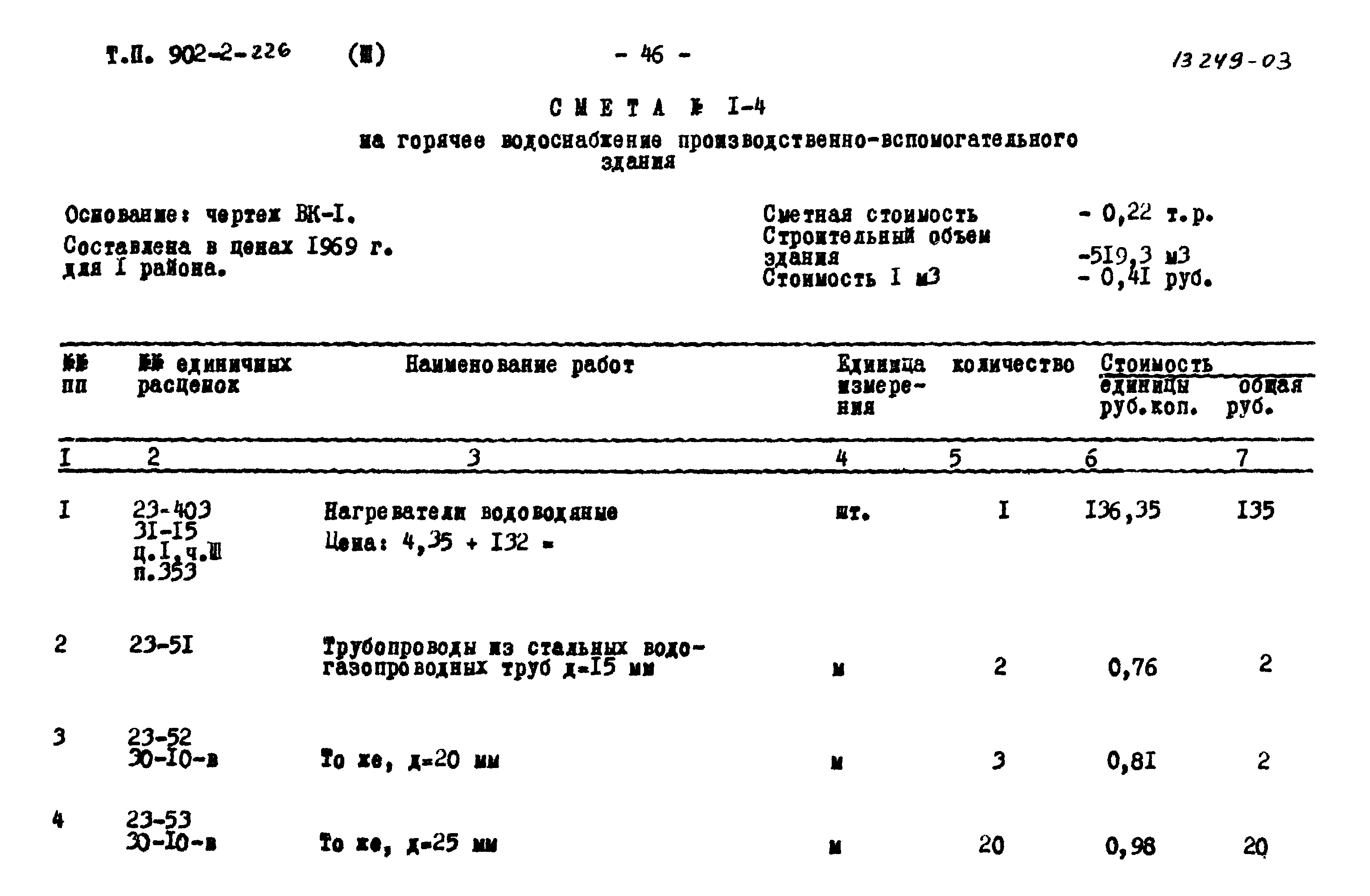 Типовой проект 902-2-226