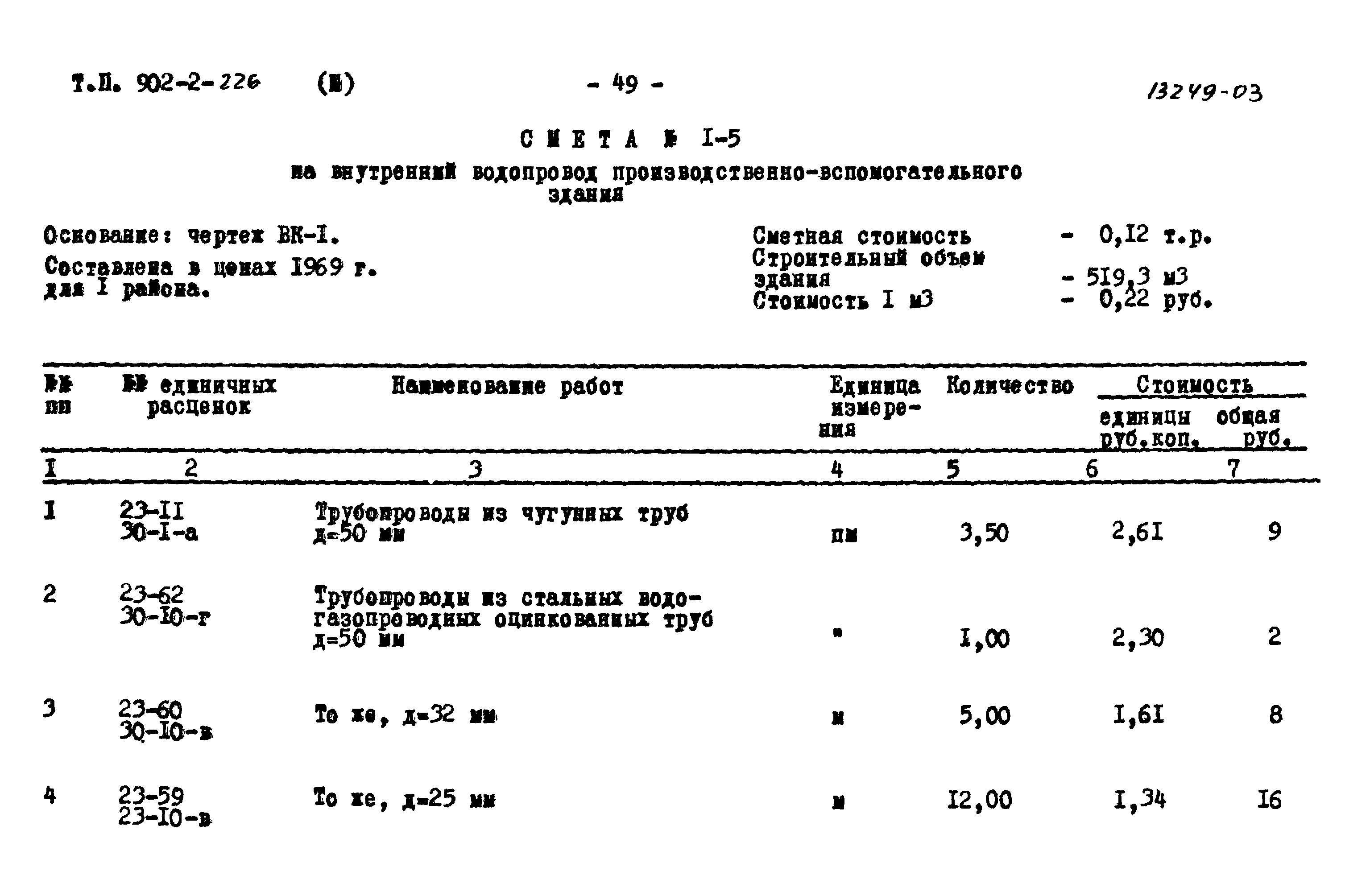 Типовой проект 902-2-226