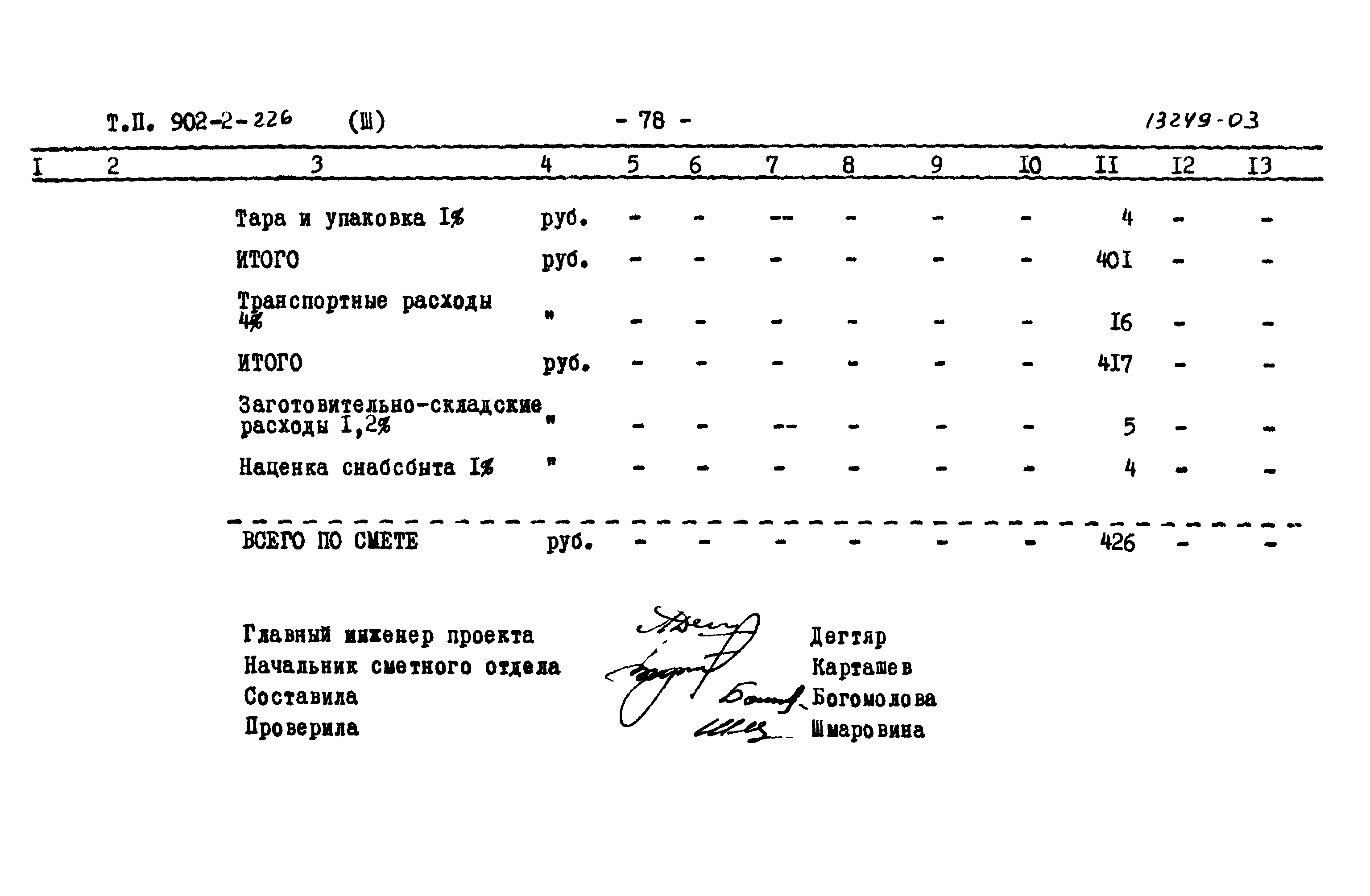 Типовой проект 902-2-226