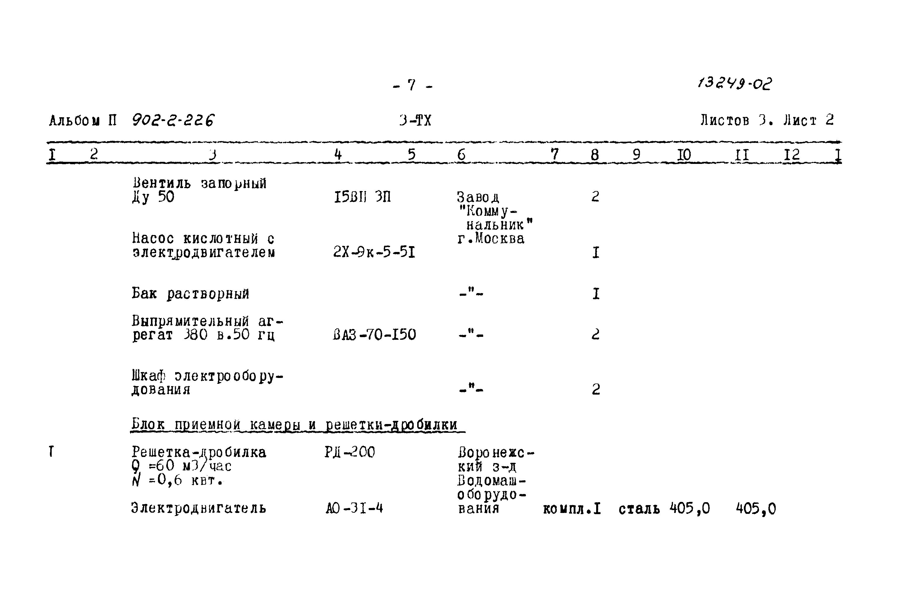 Типовой проект 902-2-226