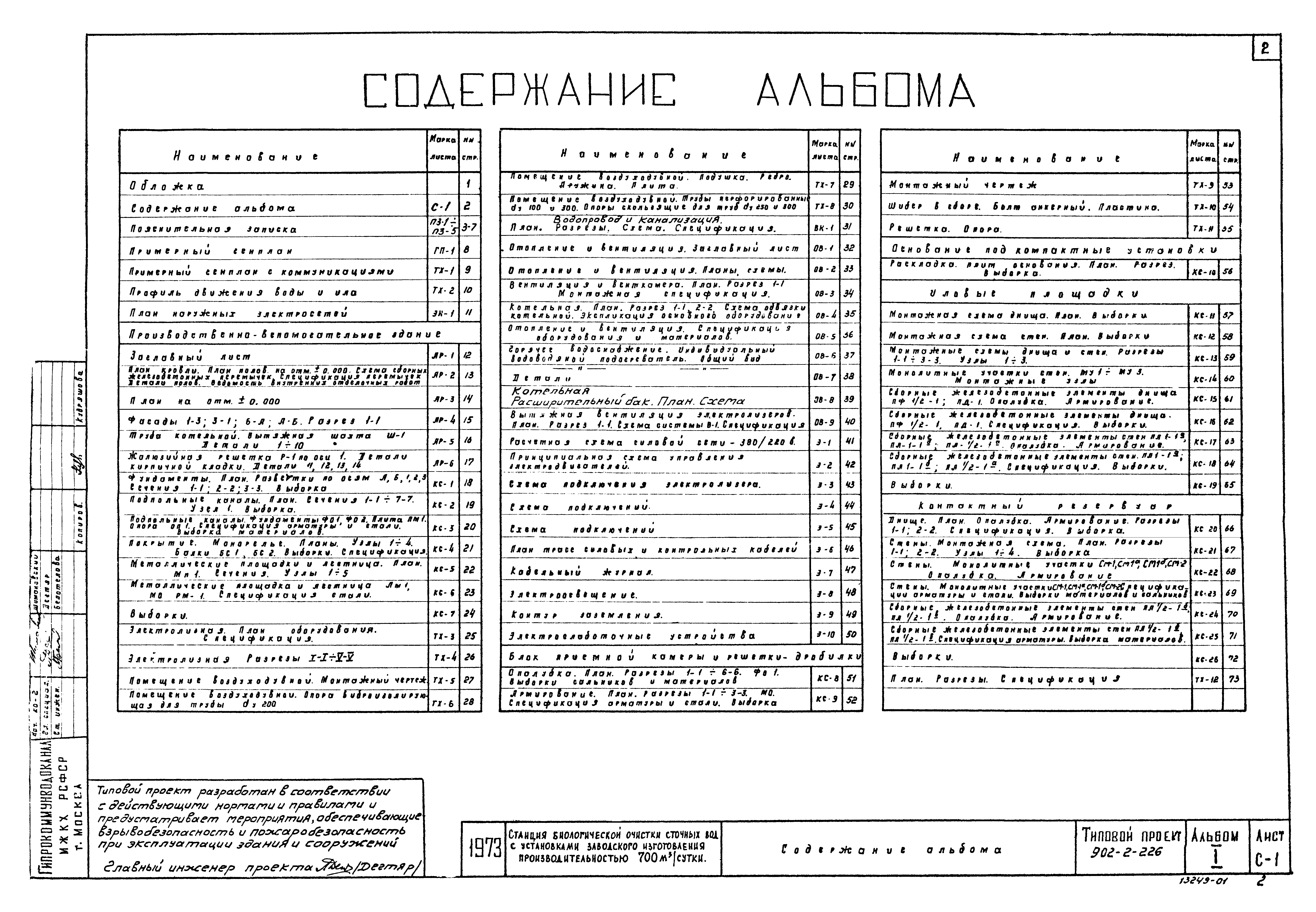 Типовой проект 902-2-226