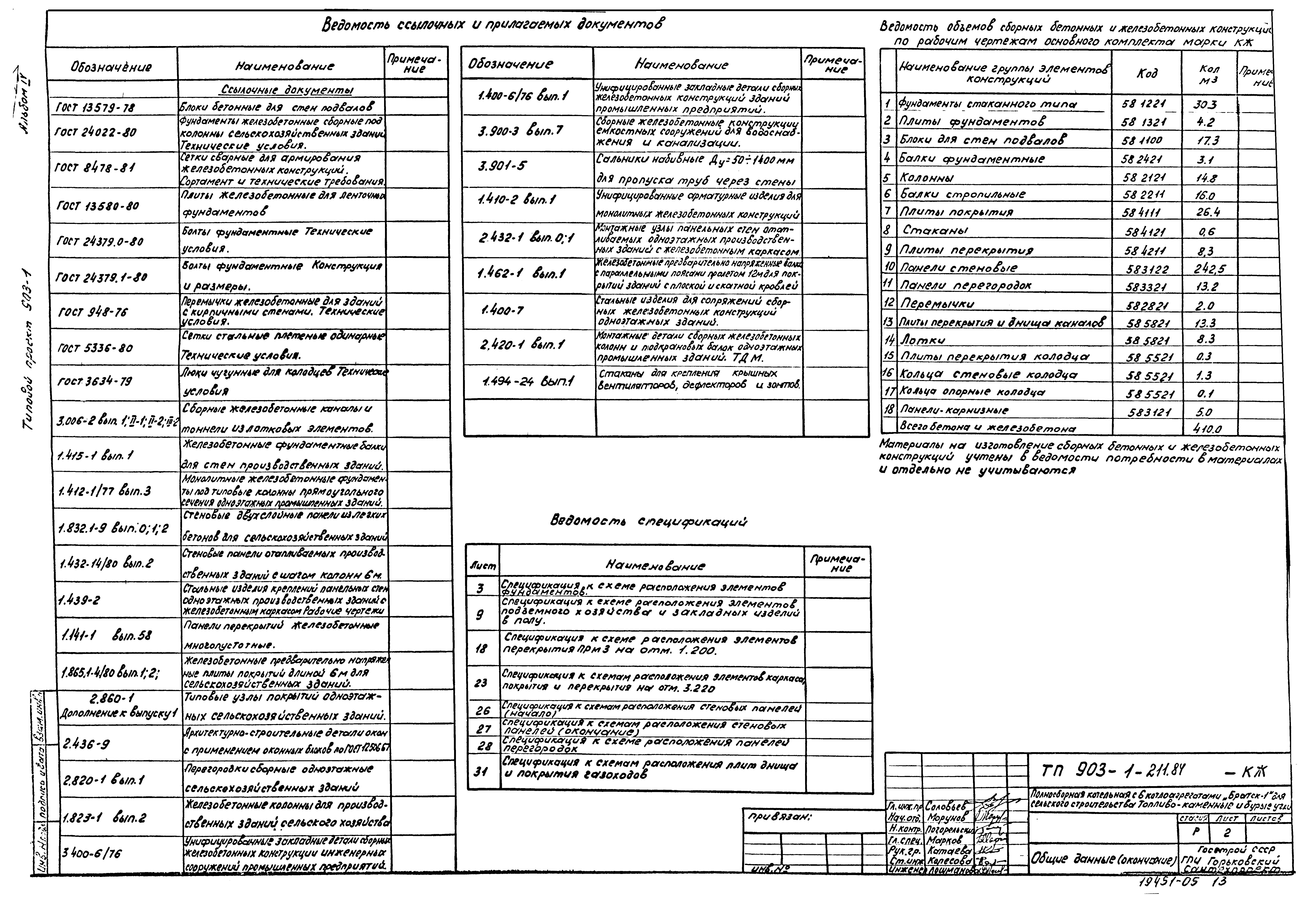 Типовой проект 903-1-211.84