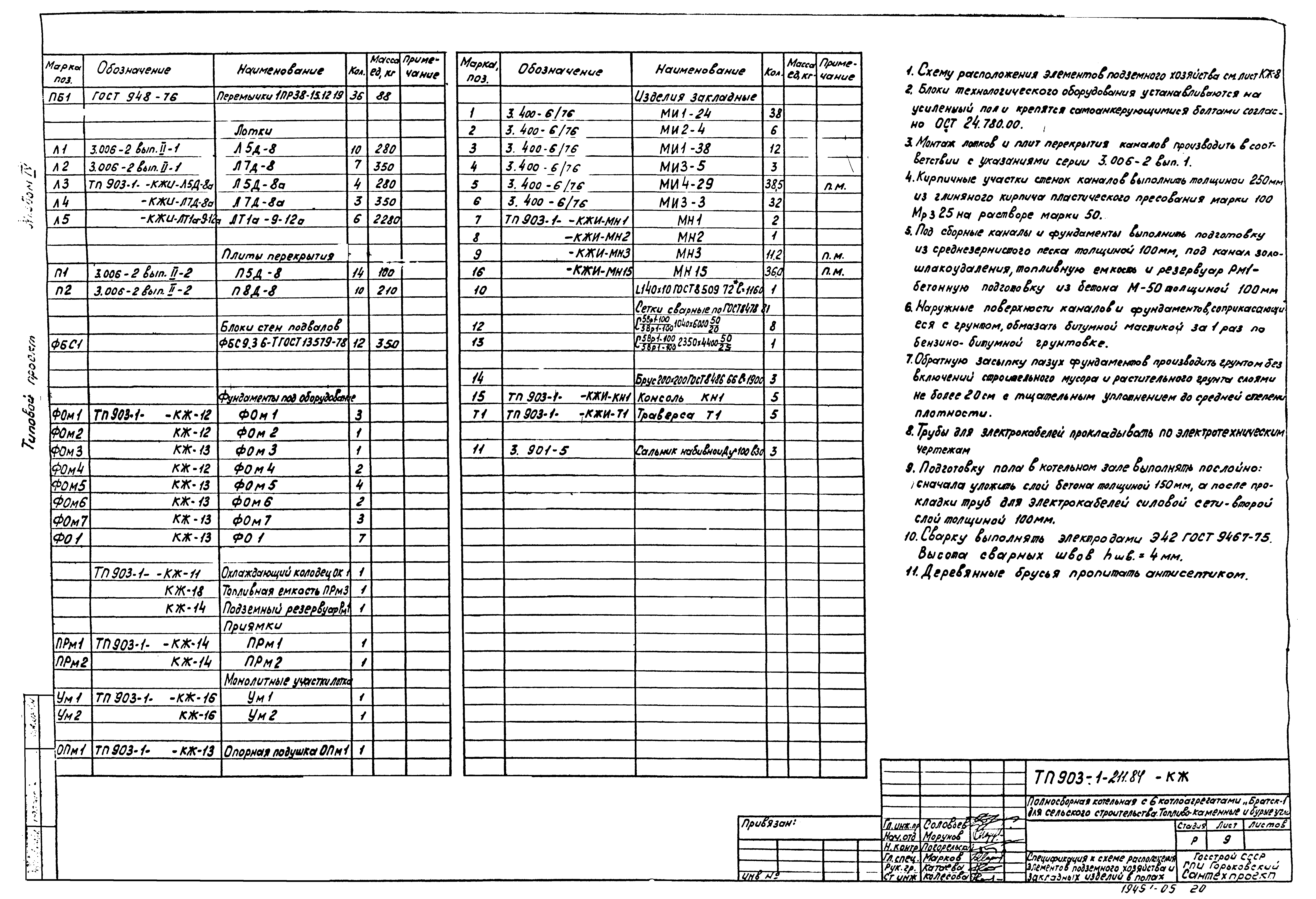Типовой проект 903-1-211.84