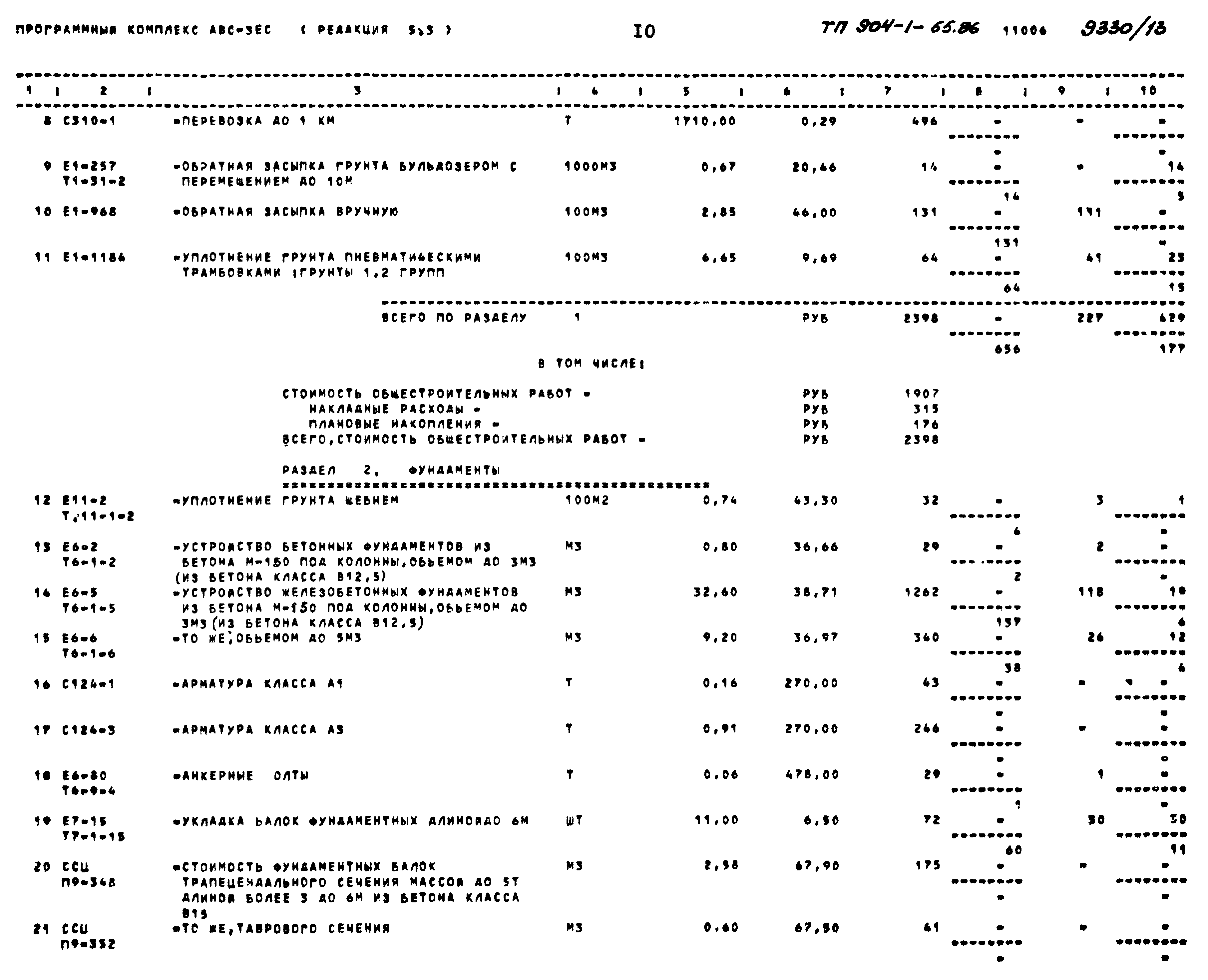 Типовой проект 904-1-65.86
