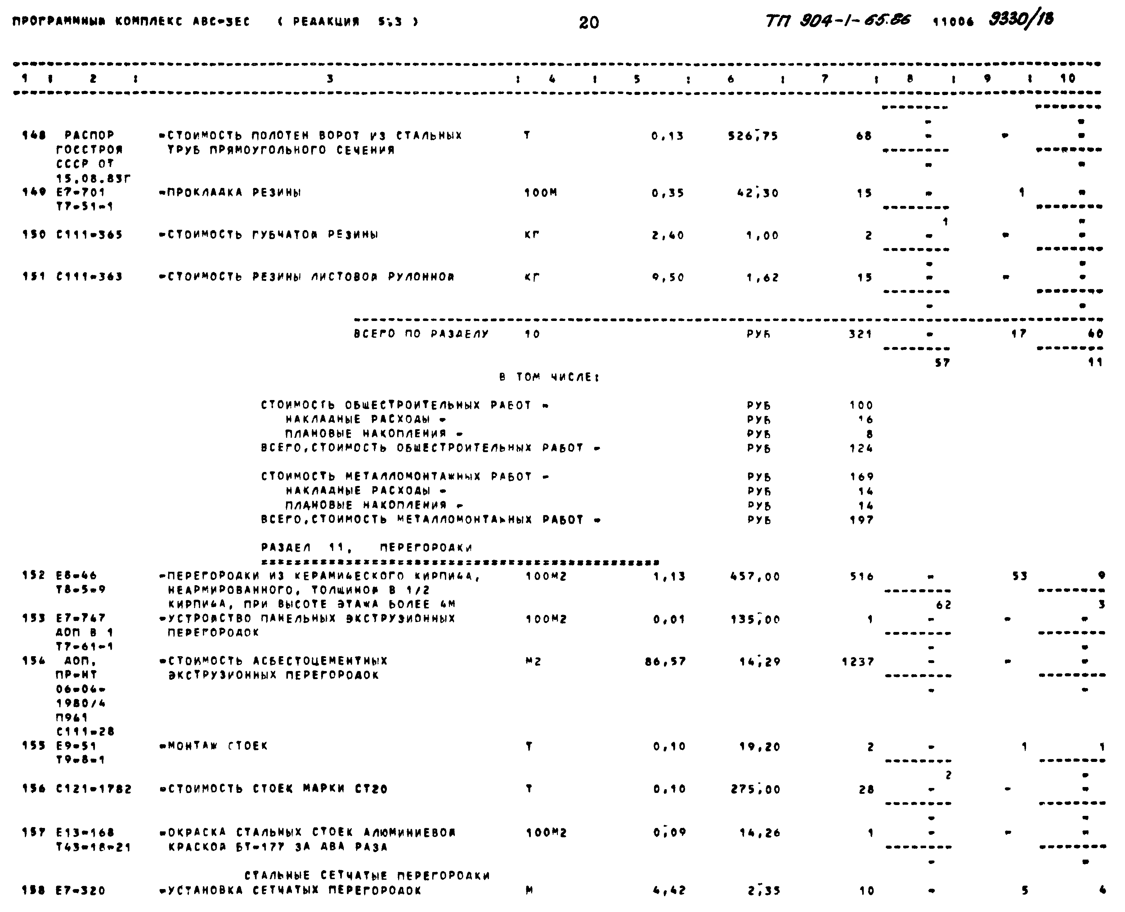 Типовой проект 904-1-65.86