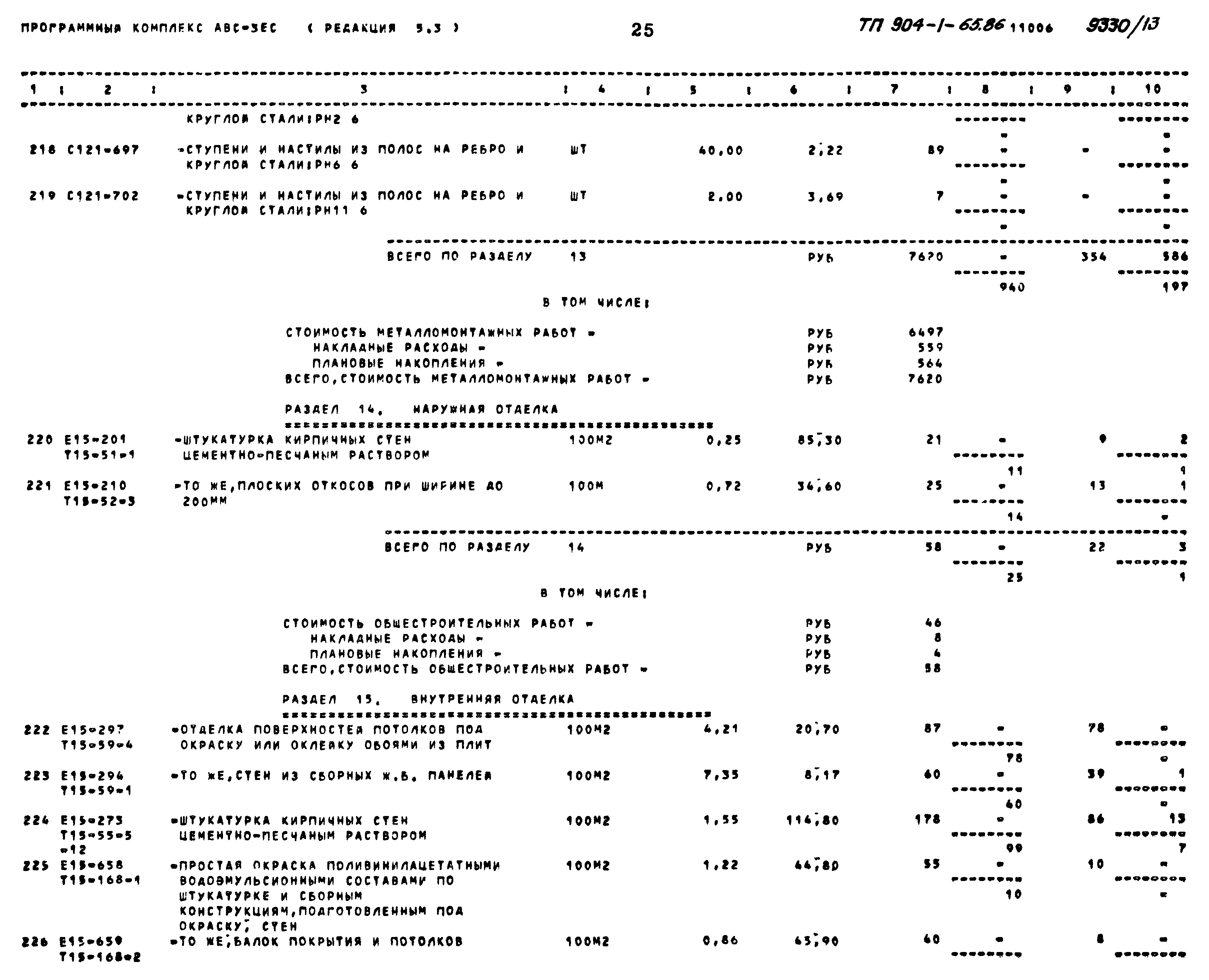 Типовой проект 904-1-65.86