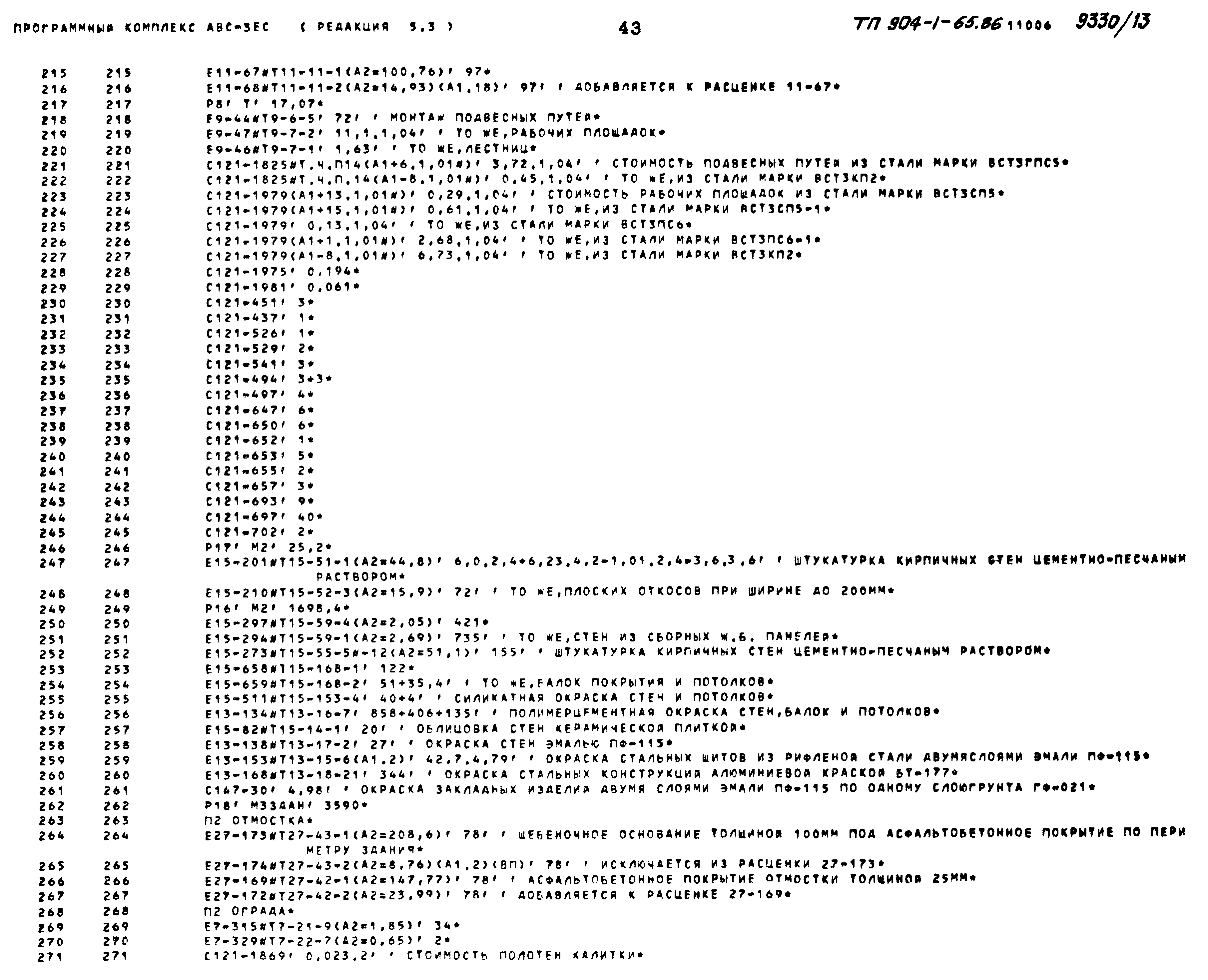 Типовой проект 904-1-65.86