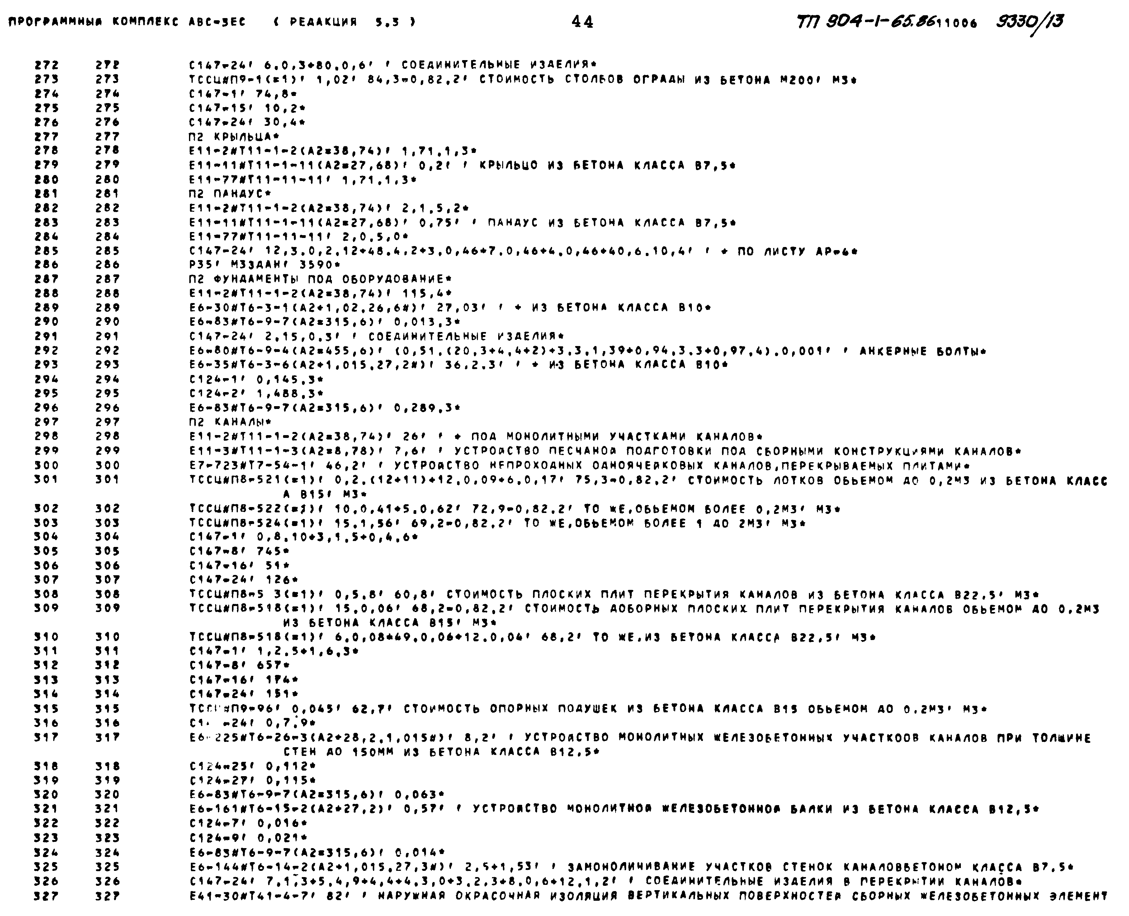 Типовой проект 904-1-65.86