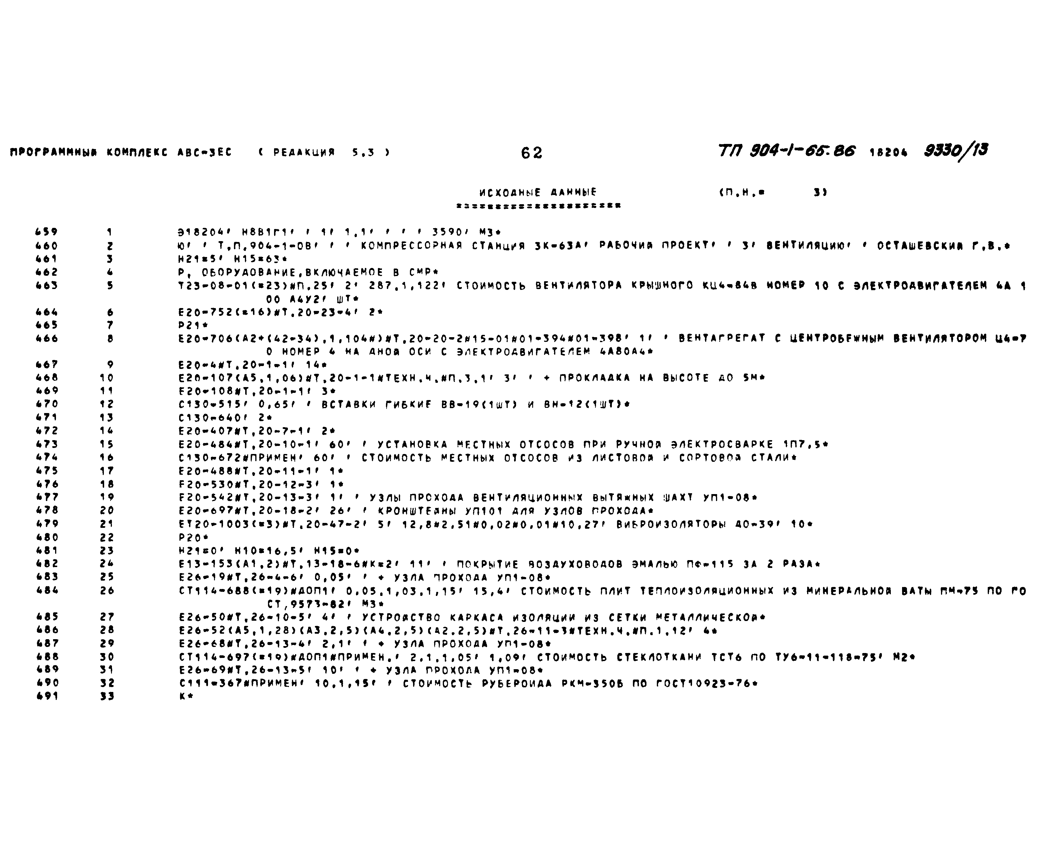 Типовой проект 904-1-65.86
