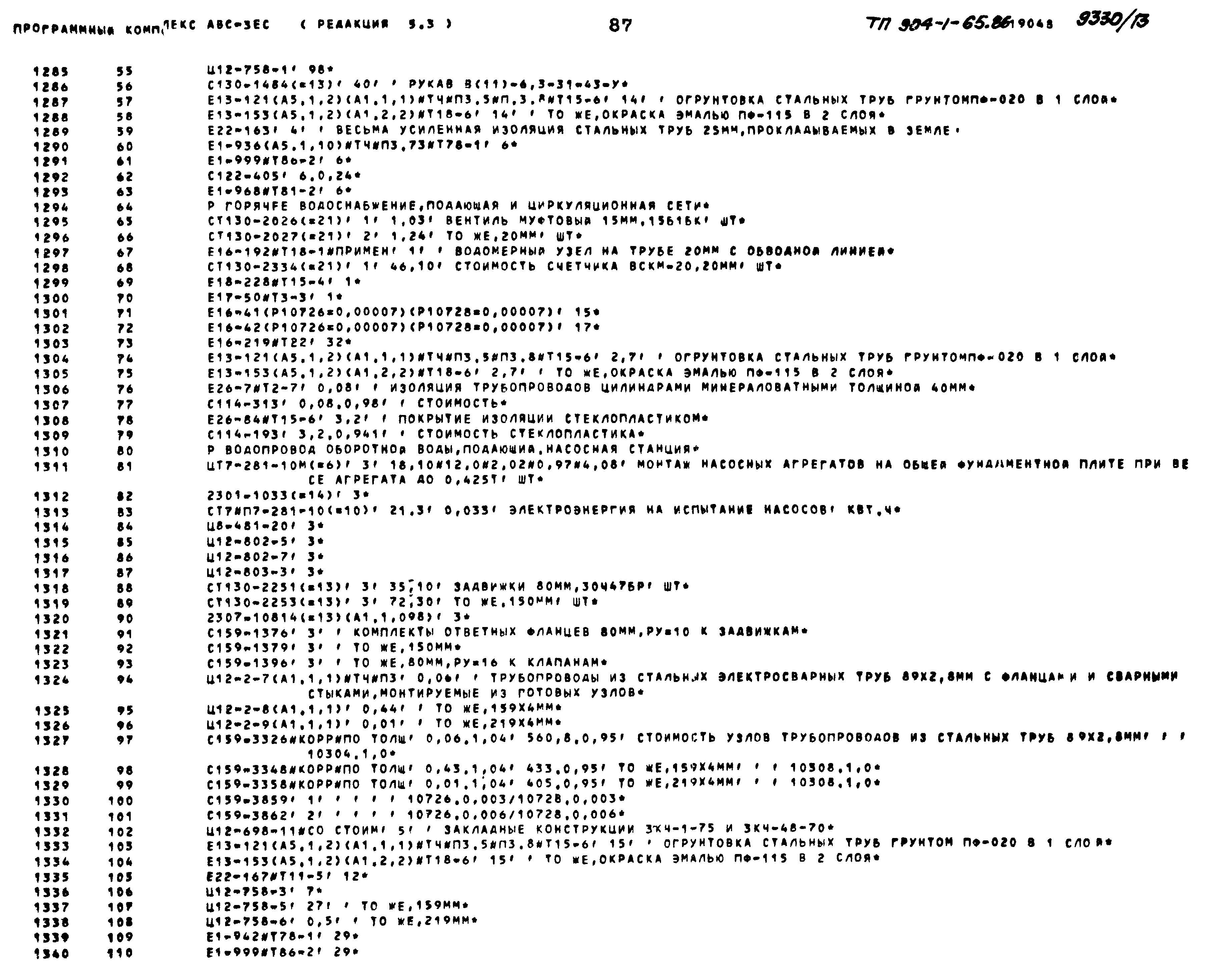 Типовой проект 904-1-65.86