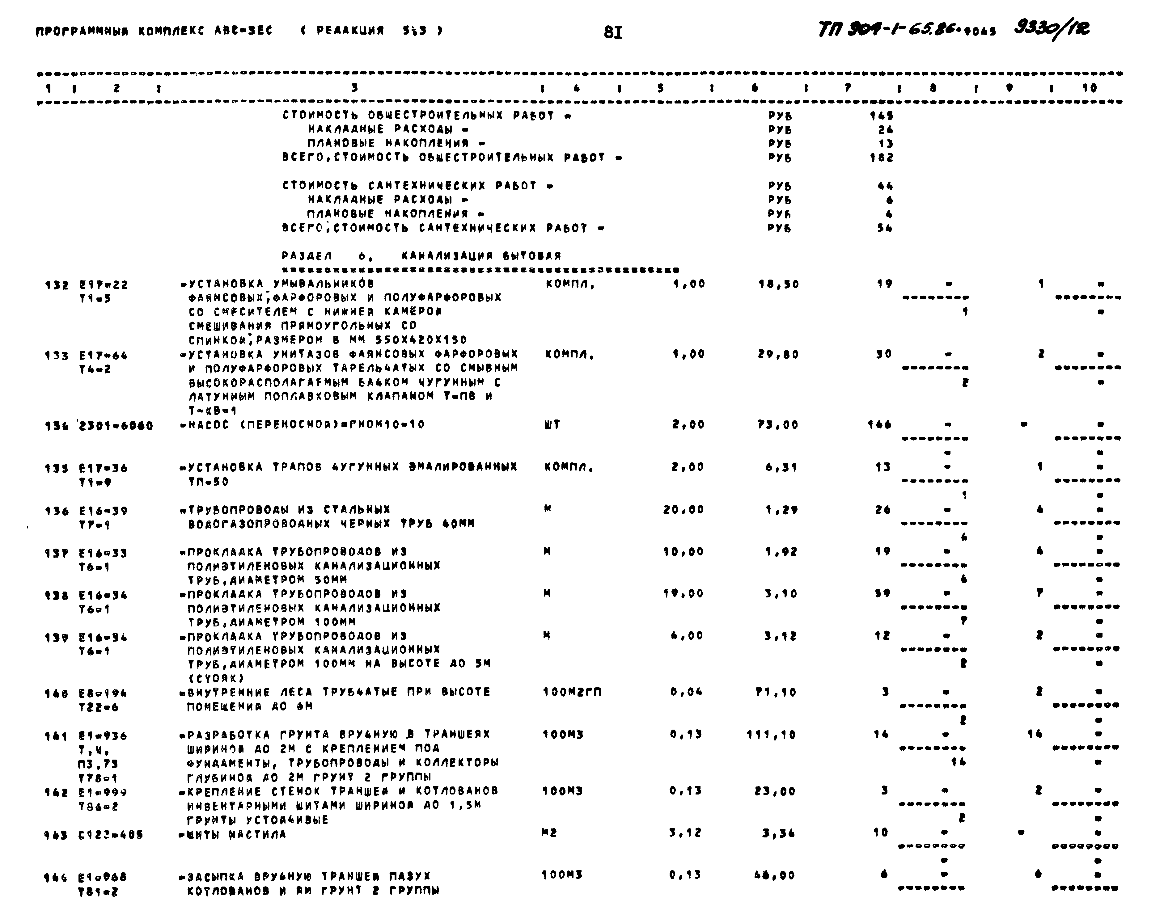 Типовой проект 904-1-65.86