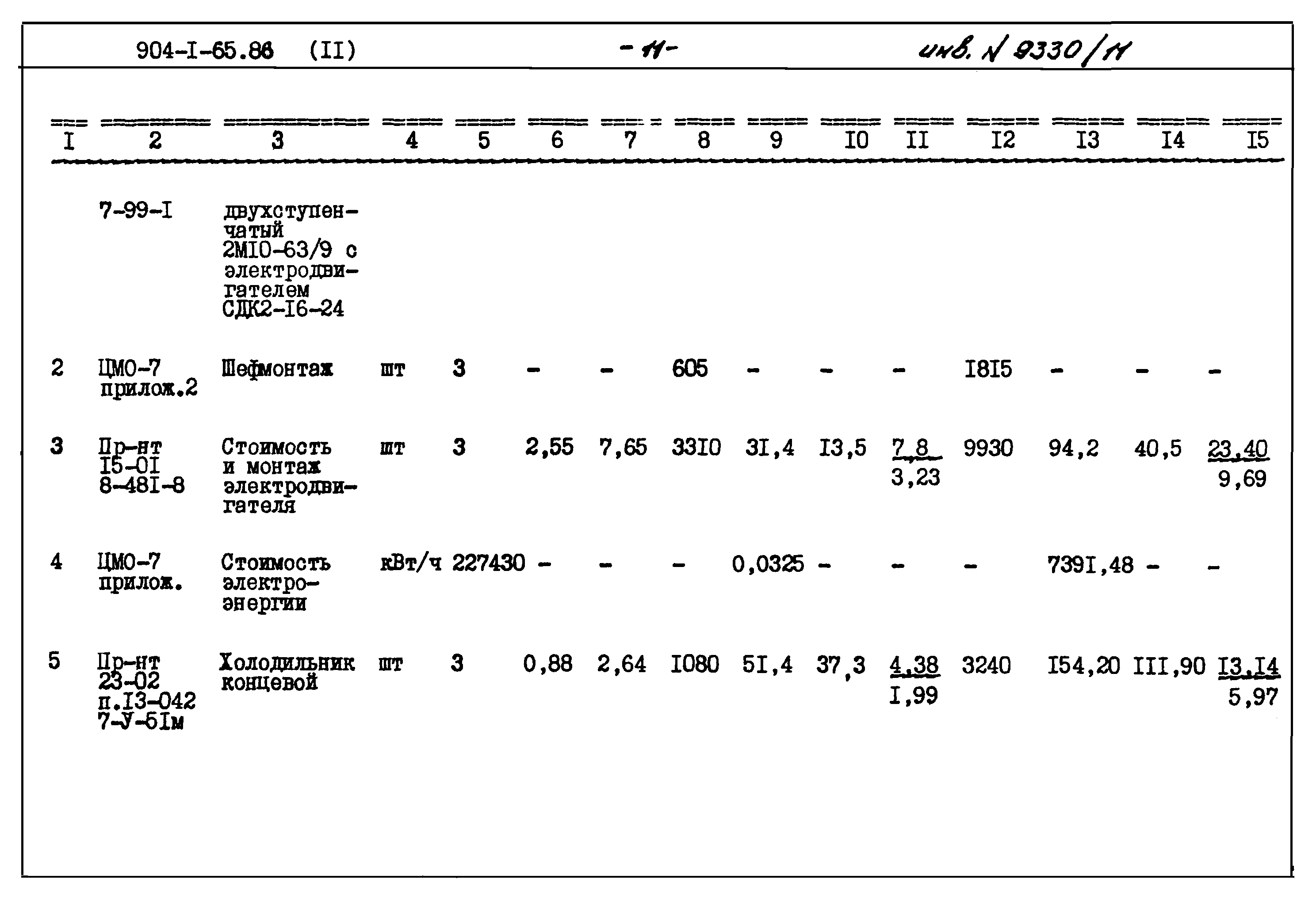 Типовой проект 904-1-65.86