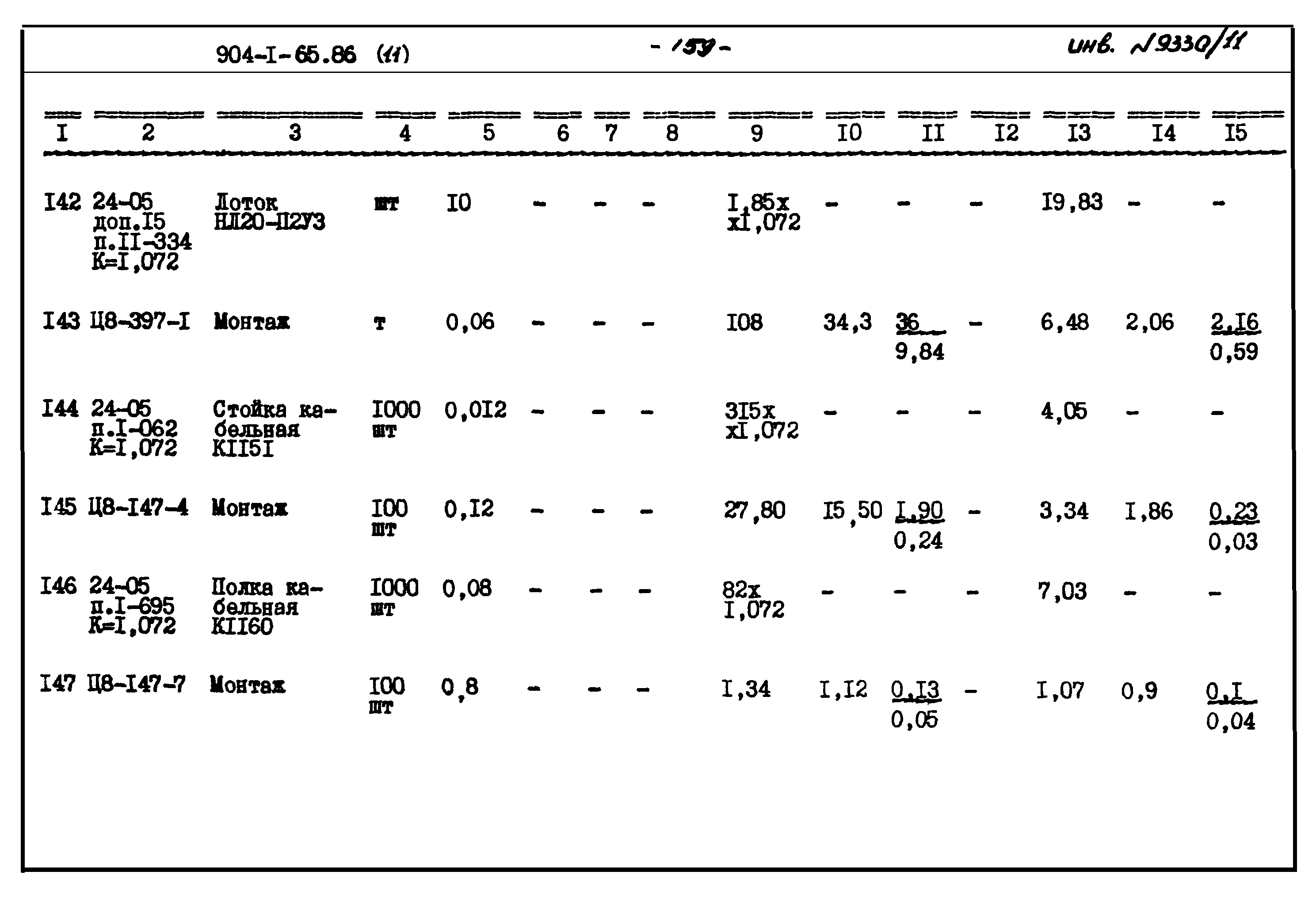 Типовой проект 904-1-65.86