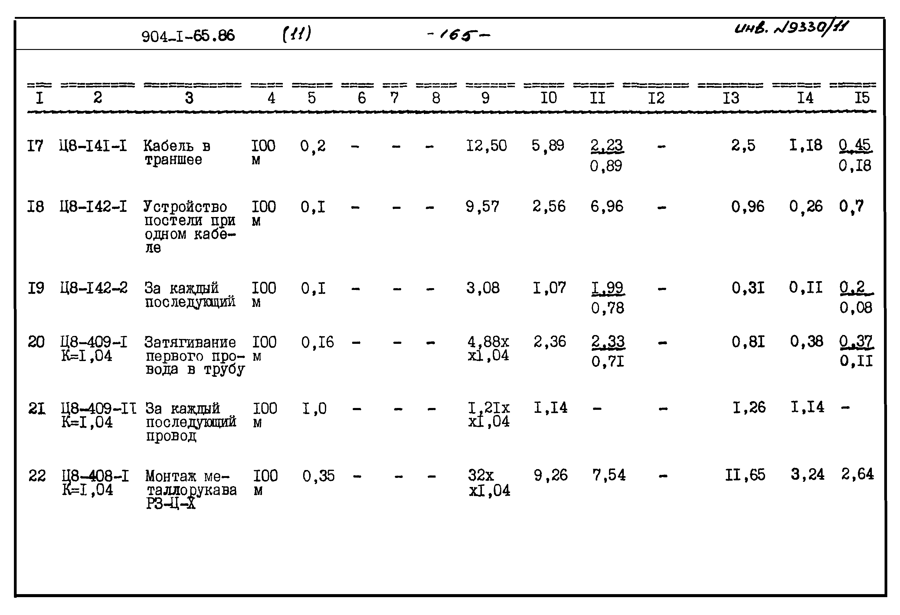 Типовой проект 904-1-65.86