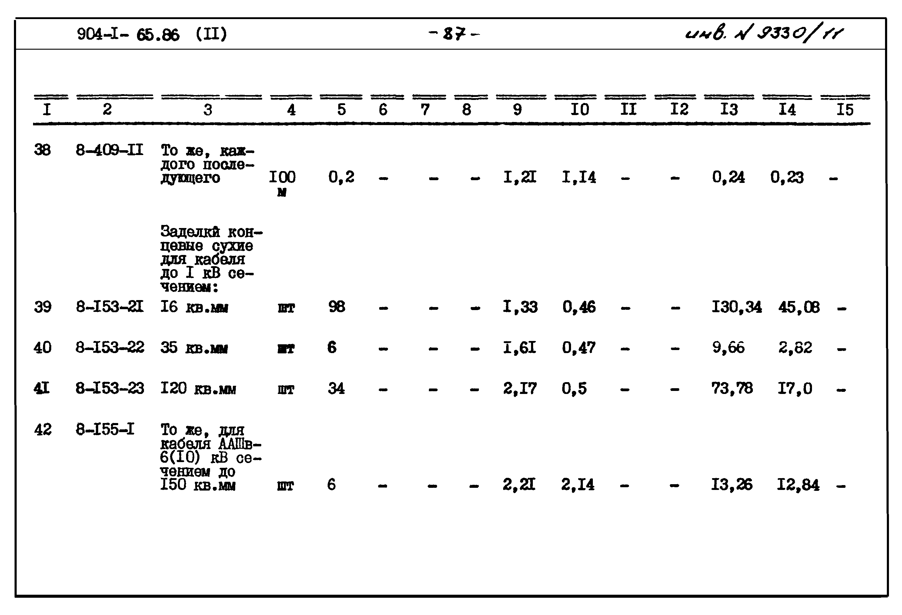 Типовой проект 904-1-65.86
