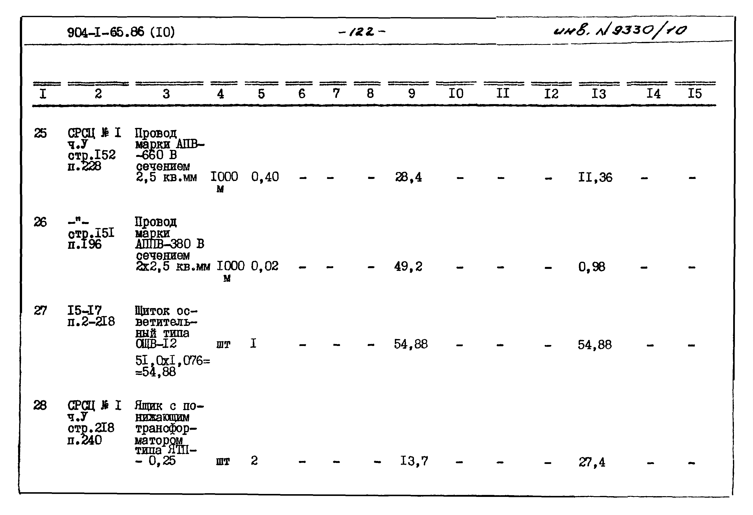 Типовой проект 904-1-65.86