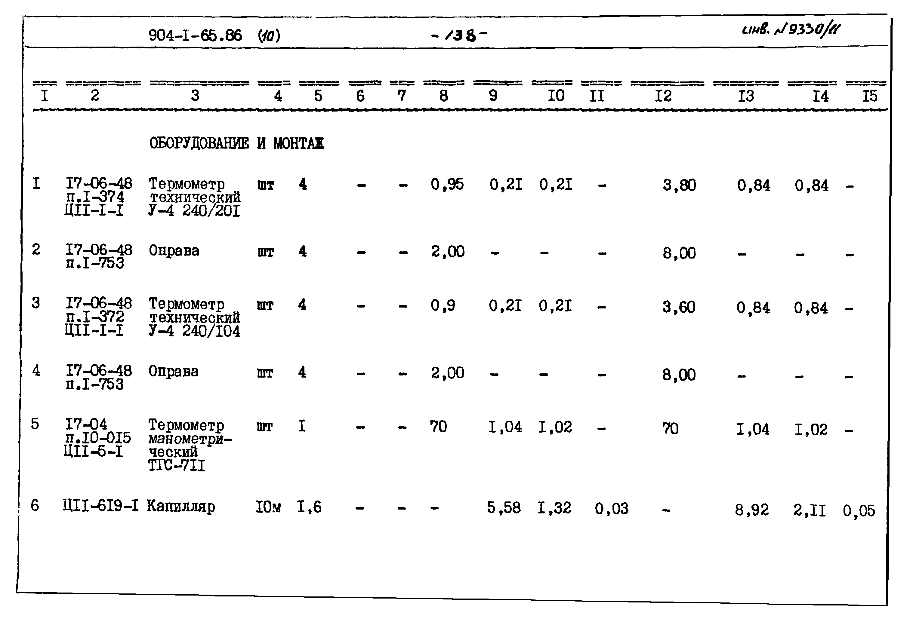 Типовой проект 904-1-65.86