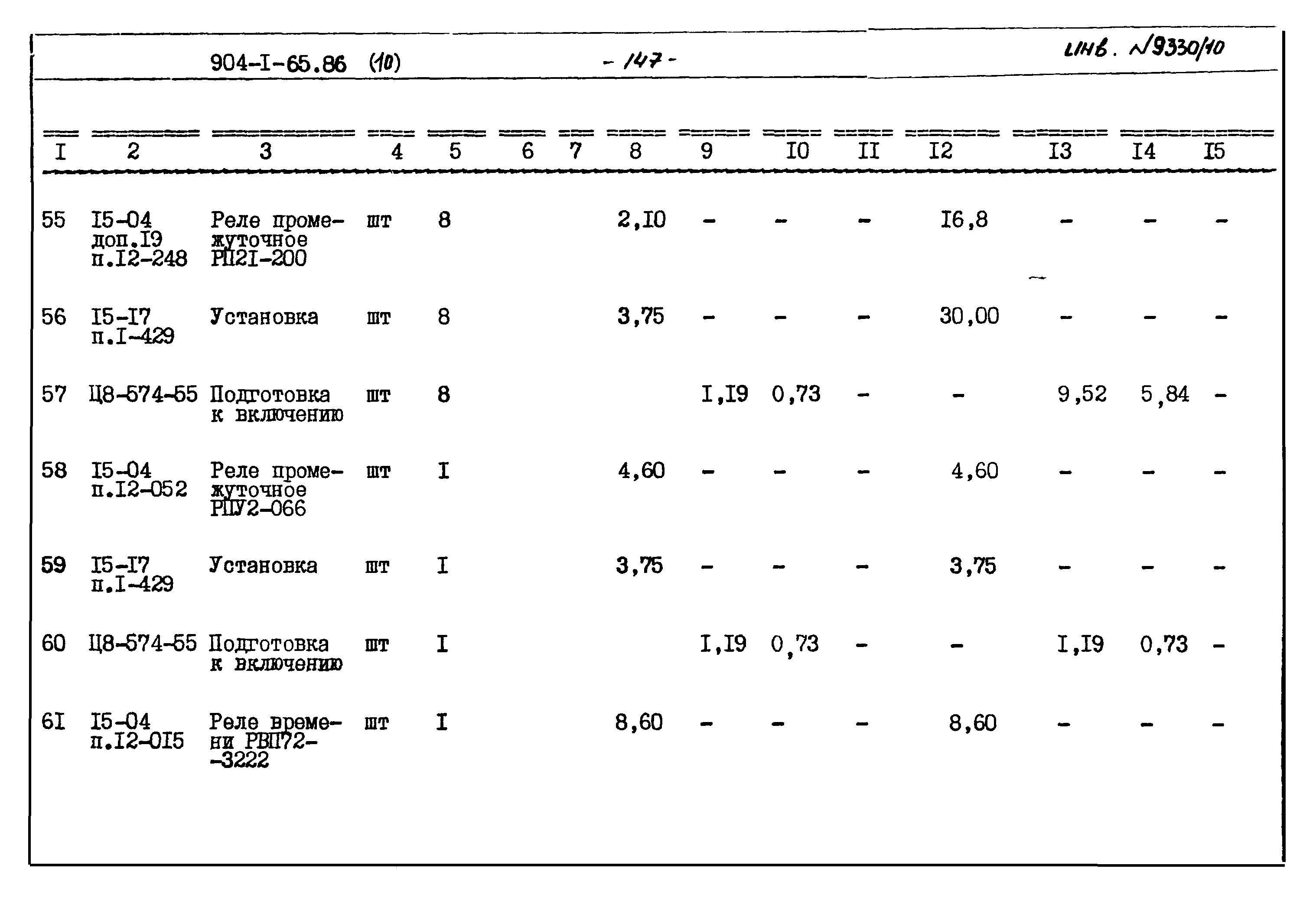 Типовой проект 904-1-65.86