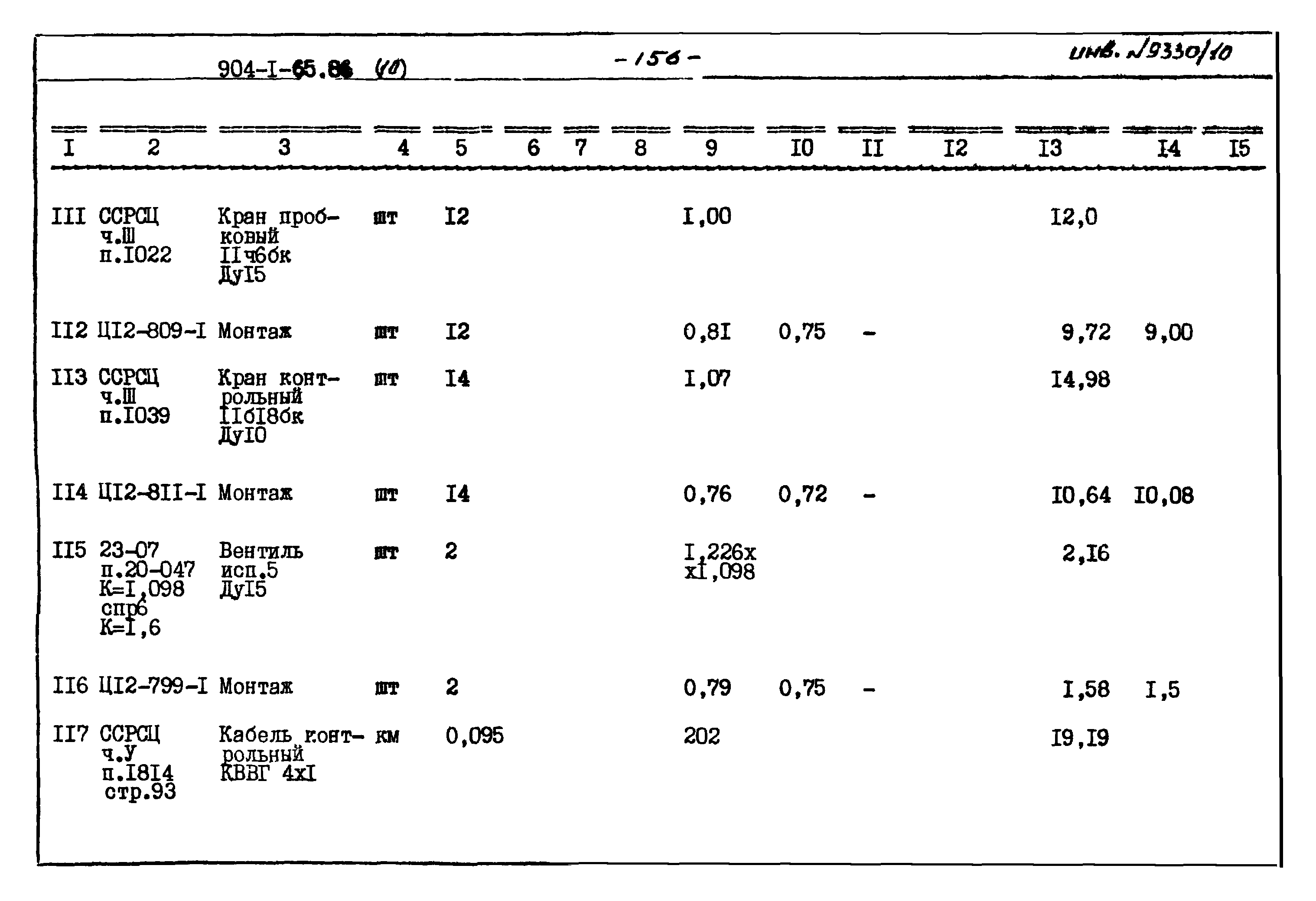 Типовой проект 904-1-65.86