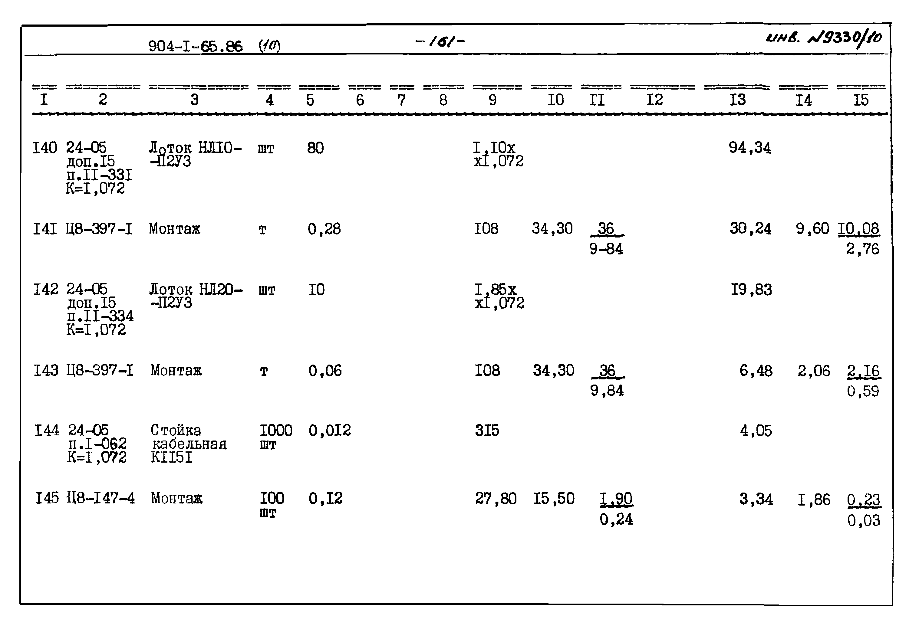 Типовой проект 904-1-65.86