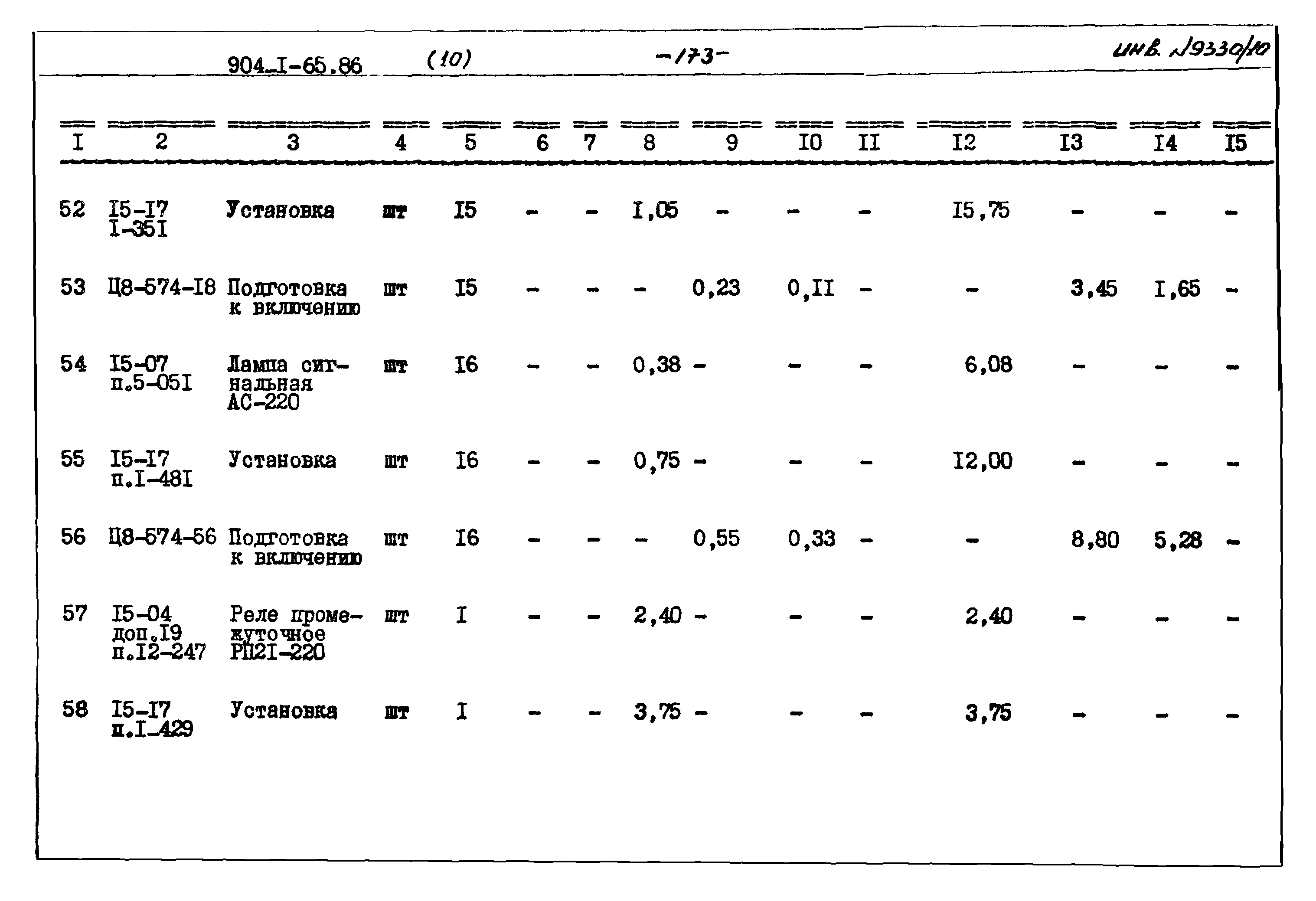 Типовой проект 904-1-65.86